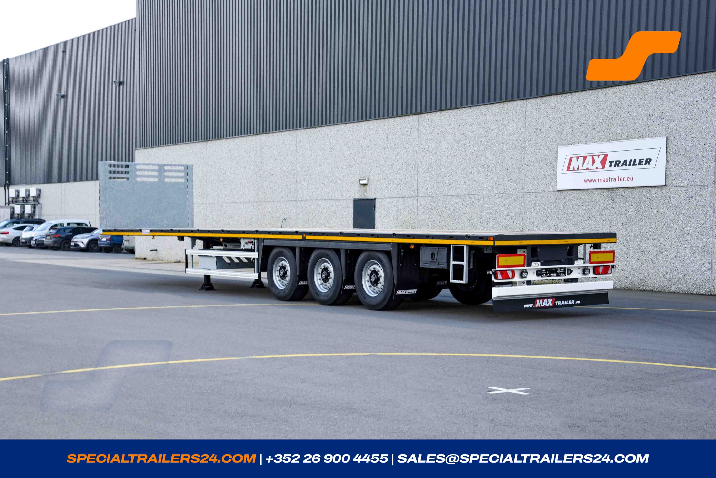 Flatbed trailer MAX Trailer MAX200 Vehicle for sale (image count prefix 4/27)