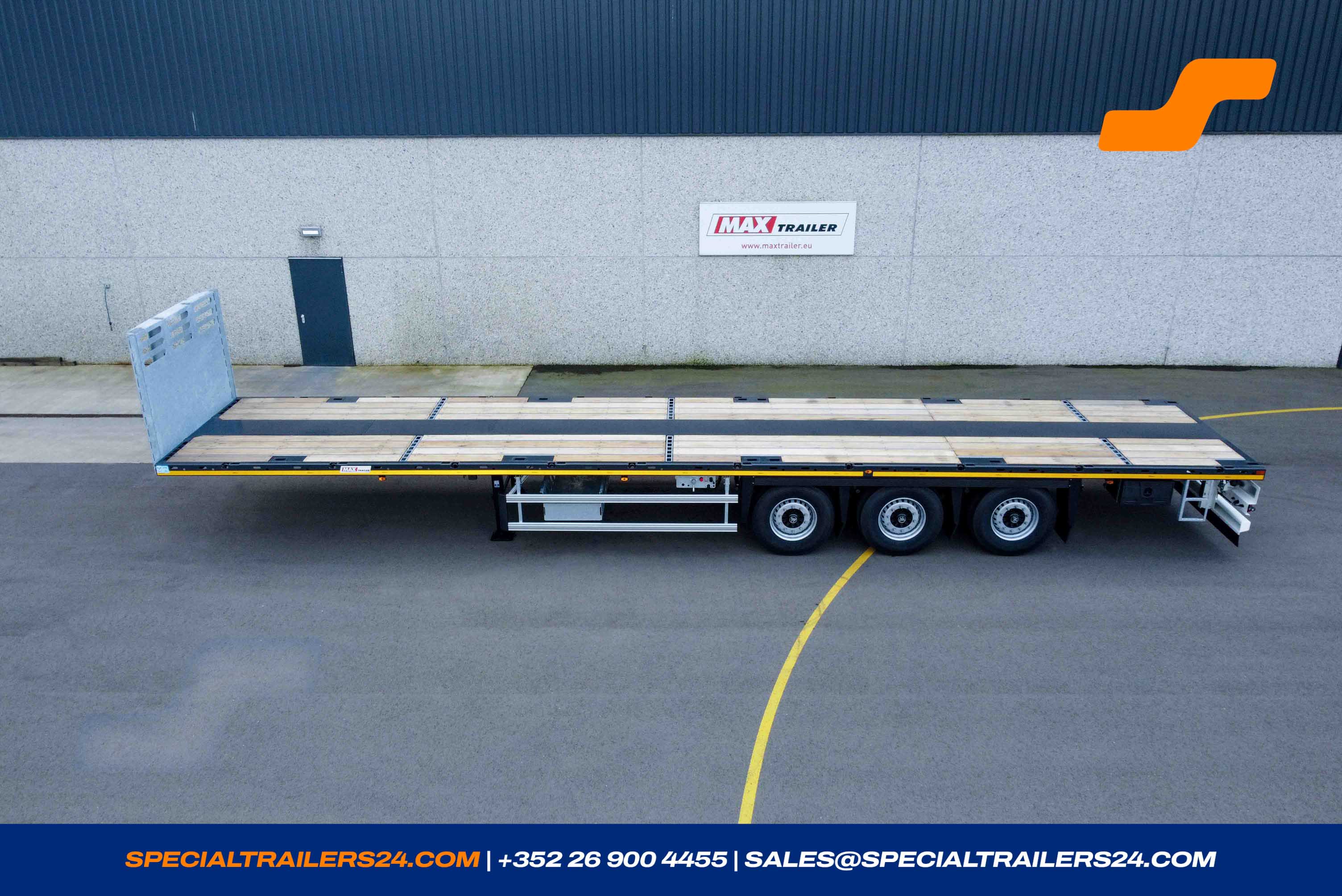 Flatbed trailer MAX Trailer MAX200 Vehicle for sale (image count prefix 2/27)