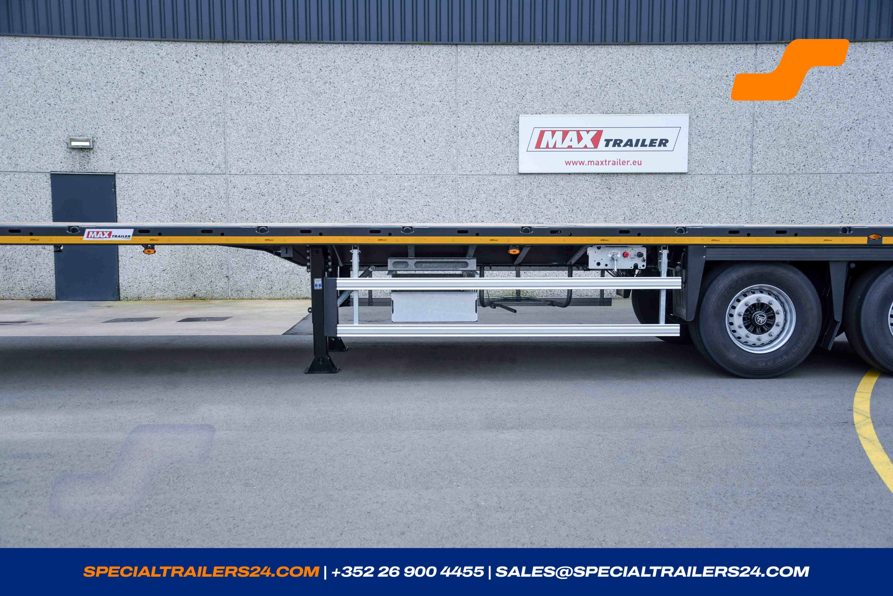 Flatbed trailer MAX Trailer MAX200 Vehicle for sale (image count prefix 10/27)