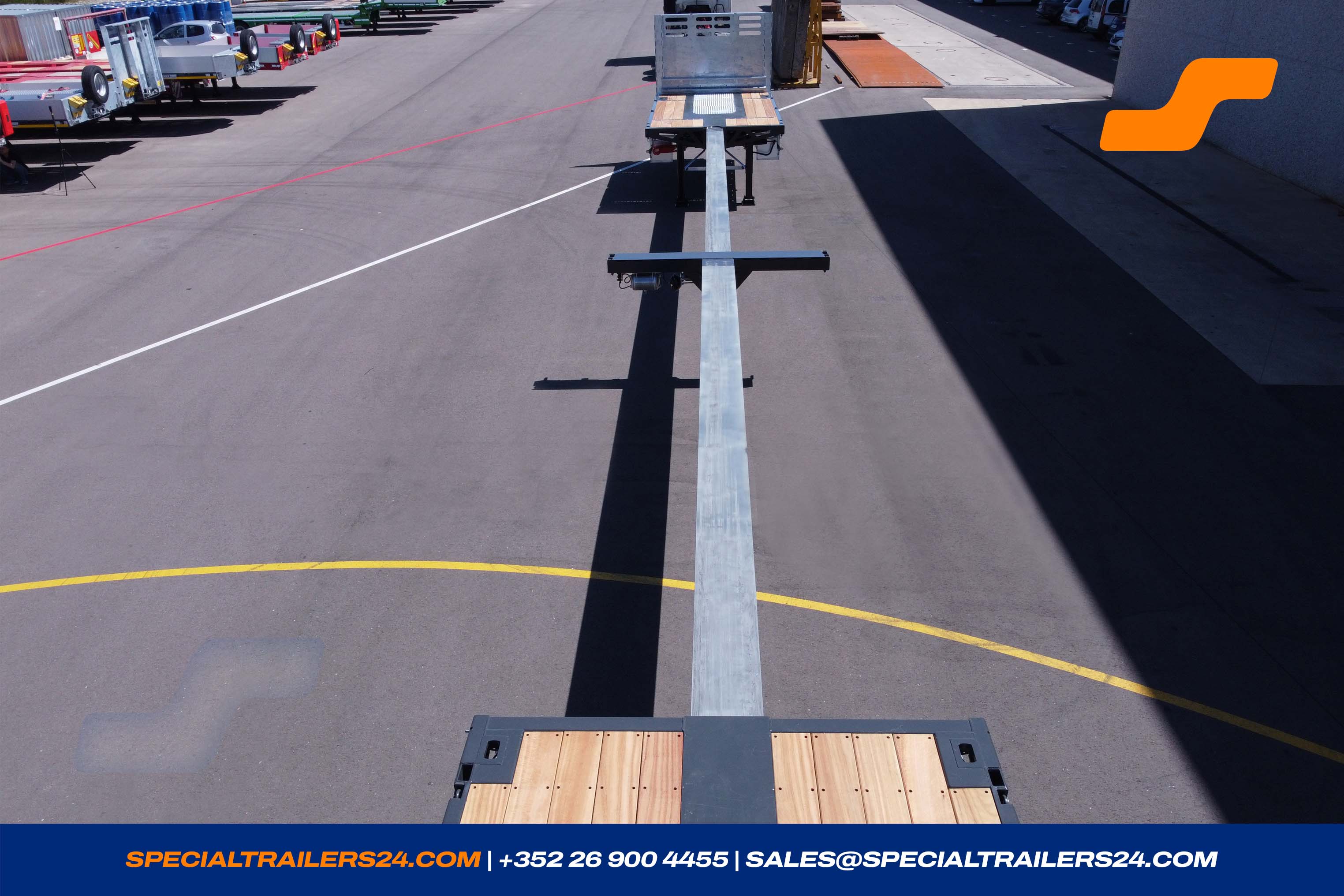 Flatbed trailer MAX Trailer MAX210 Vehicle for sale