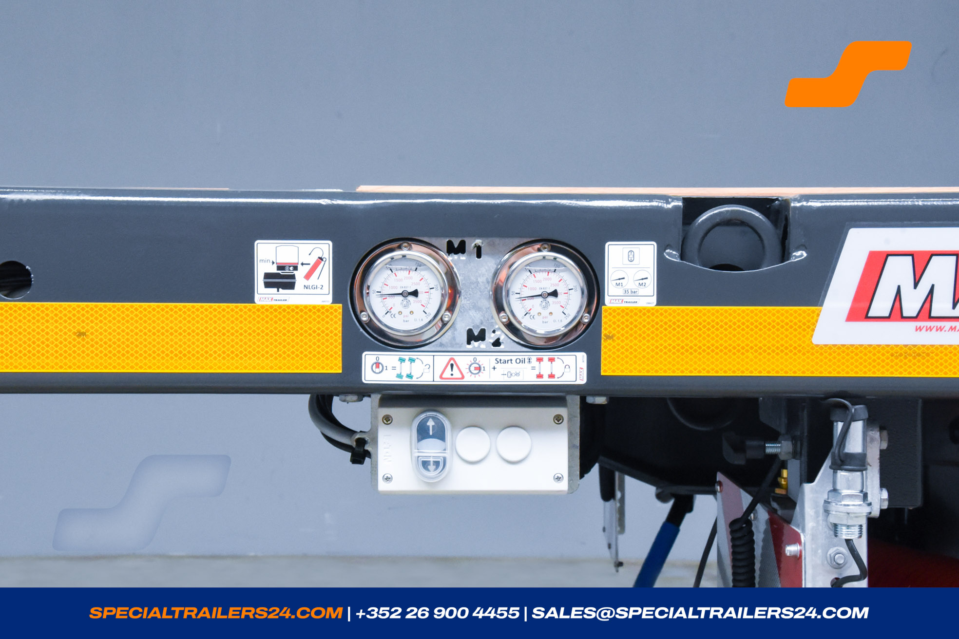 Flatbed trailer MAX Trailer MAX210 Vehicle for sale