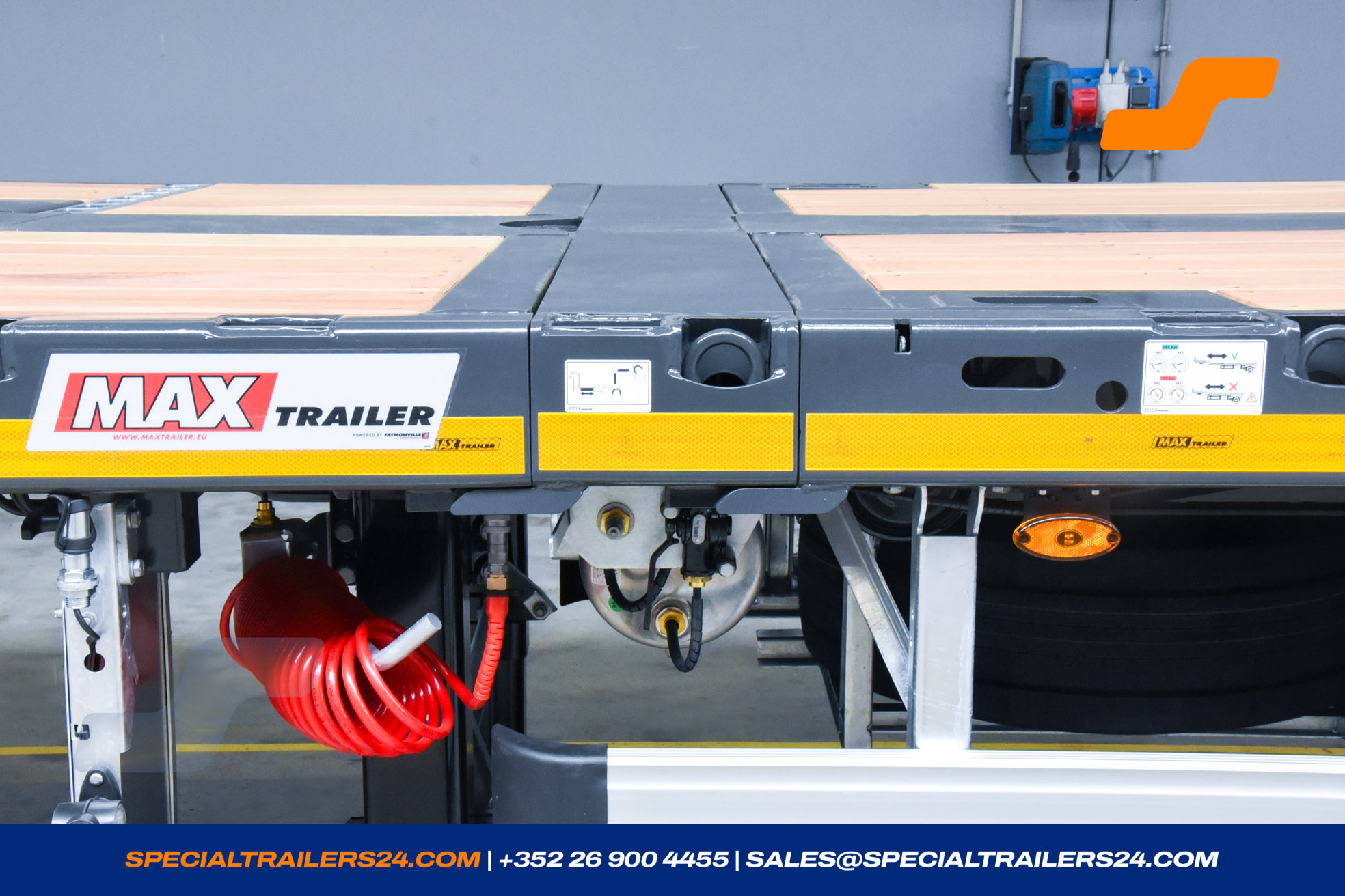 Flatbed trailer MAX Trailer MAX210 Vehicle for sale