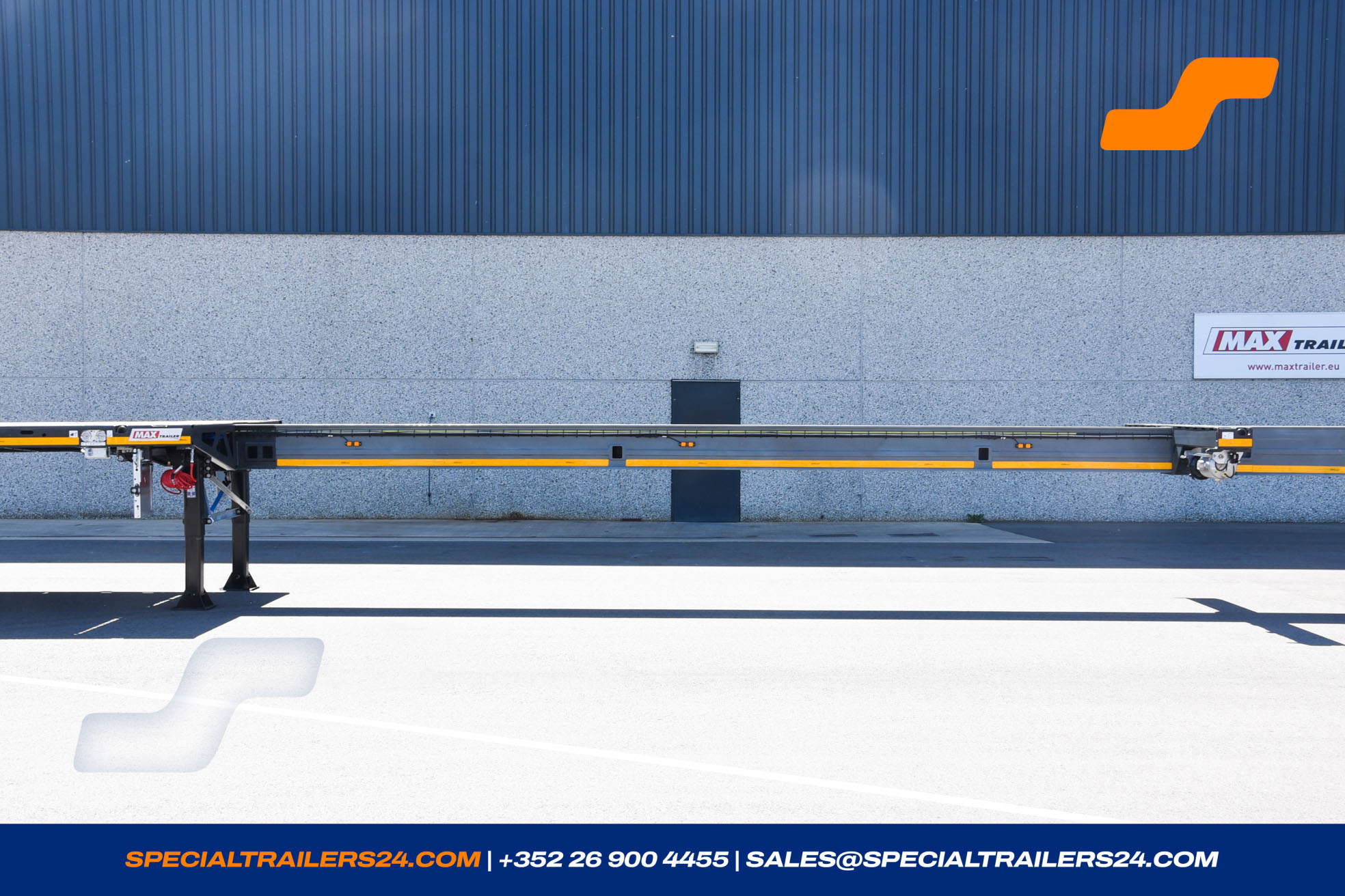 Flatbed trailer MAX Trailer MAX210 Vehicle for sale