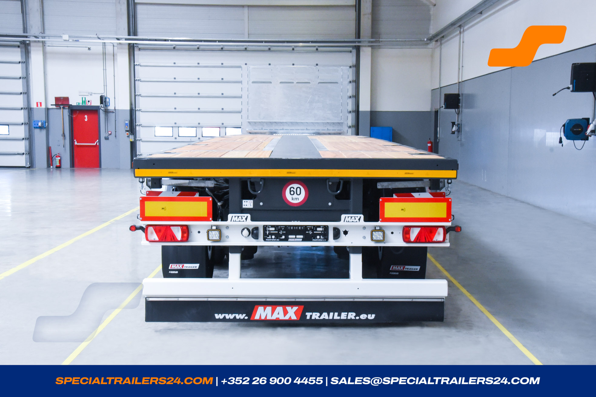 Flatbed trailer MAX Trailer MAX210 Vehicle for sale