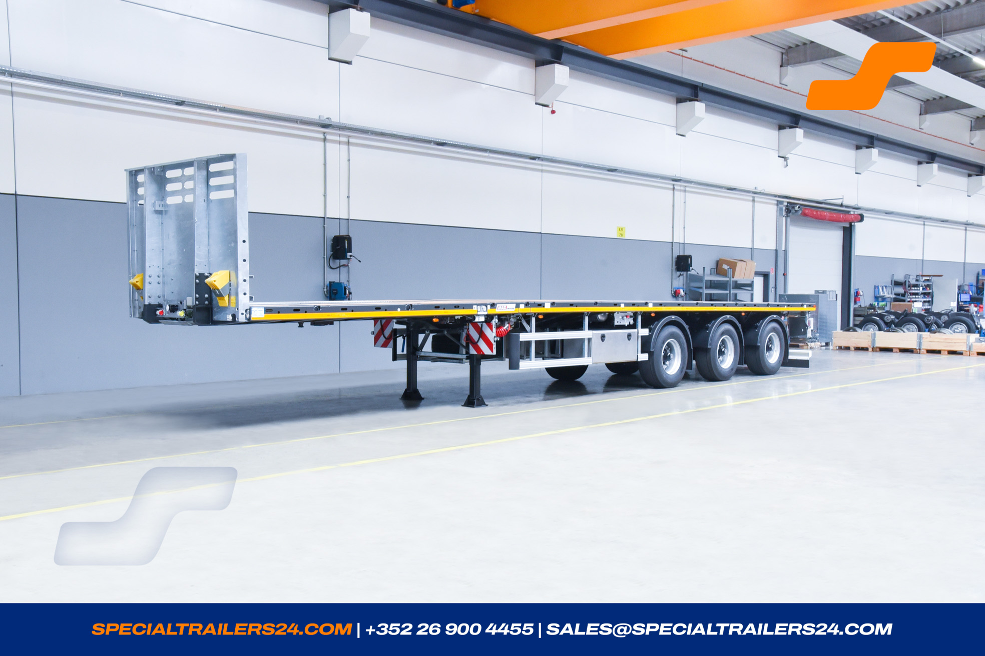 Flatbed trailer MAX Trailer MAX210 Vehicle for sale