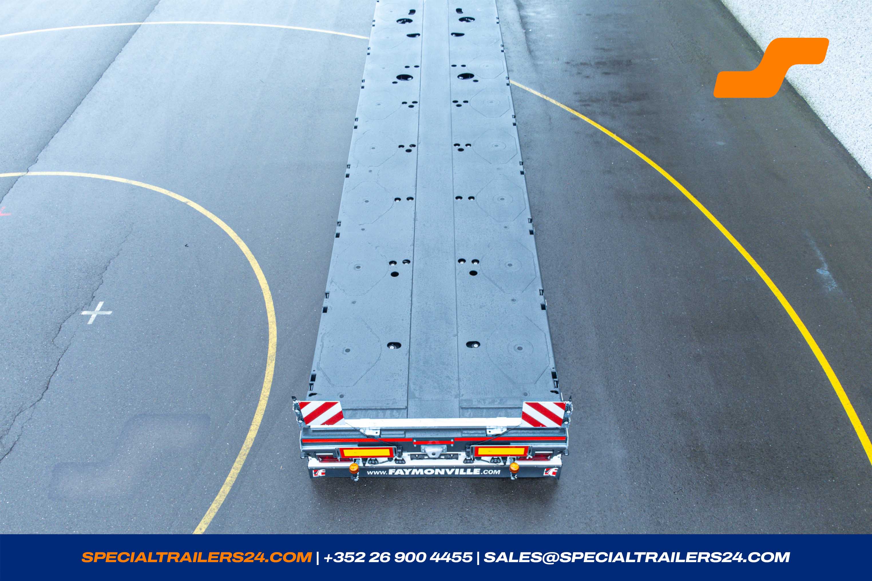 Flatbed trailer MAX Trailer MAX210 Vehicle for sale