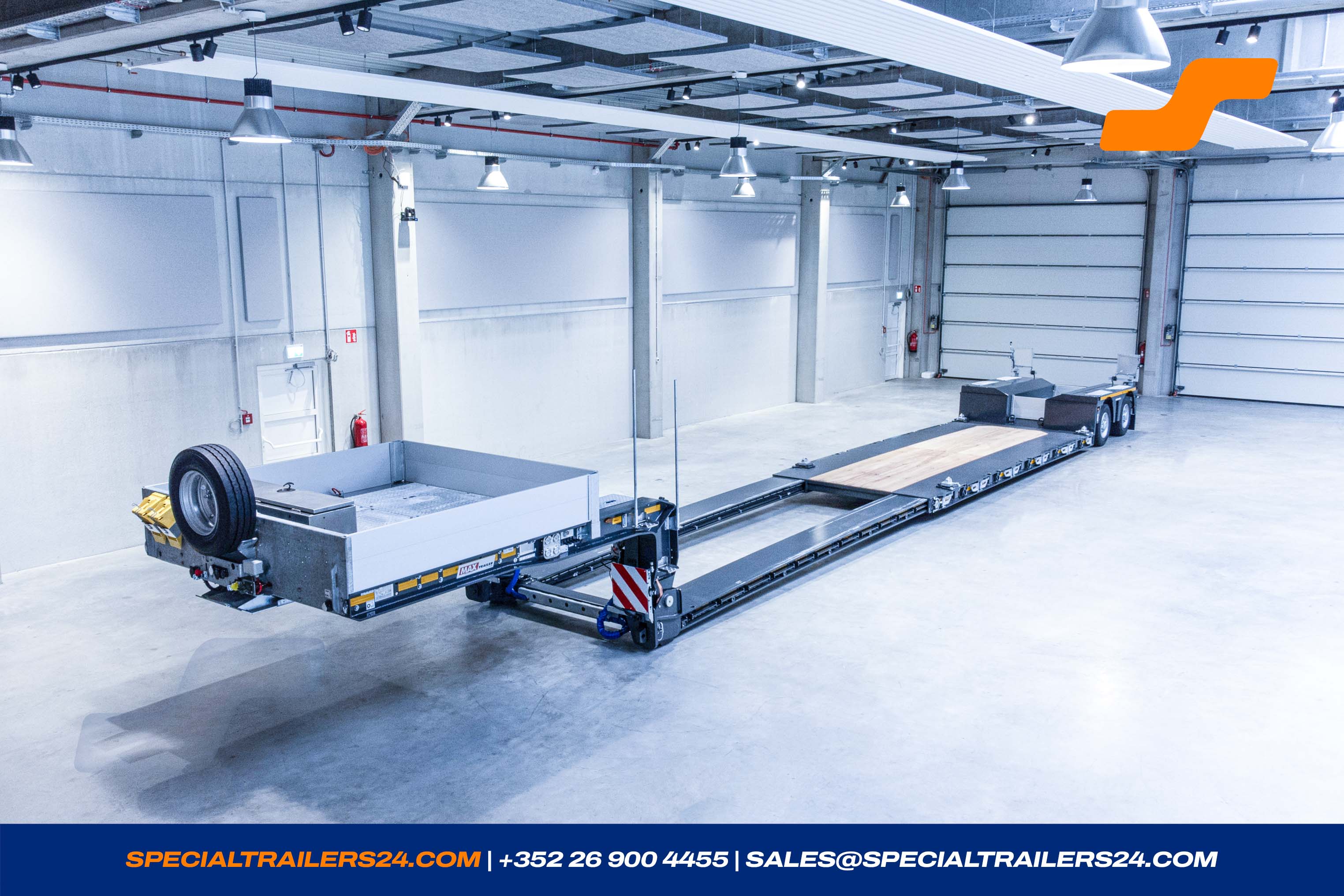 Flatbed trailer MAX Trailer MAX210 Vehicle for sale