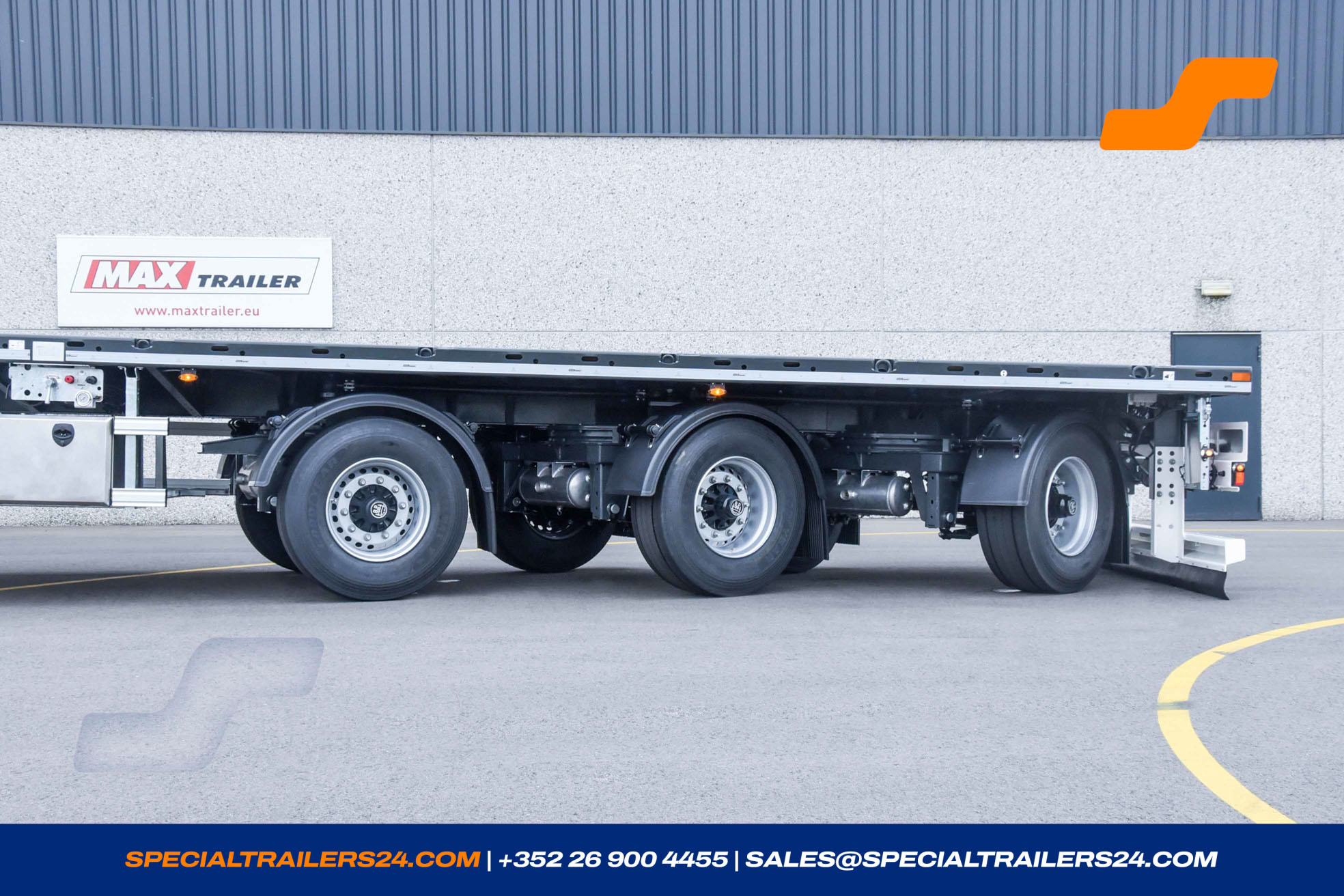 Flatbed trailer MAX Trailer MAX210 Vehicle for sale