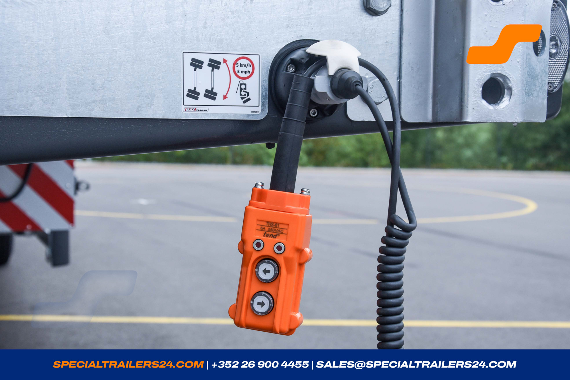 Flatbed trailer MAX Trailer MAX210 Vehicle for sale