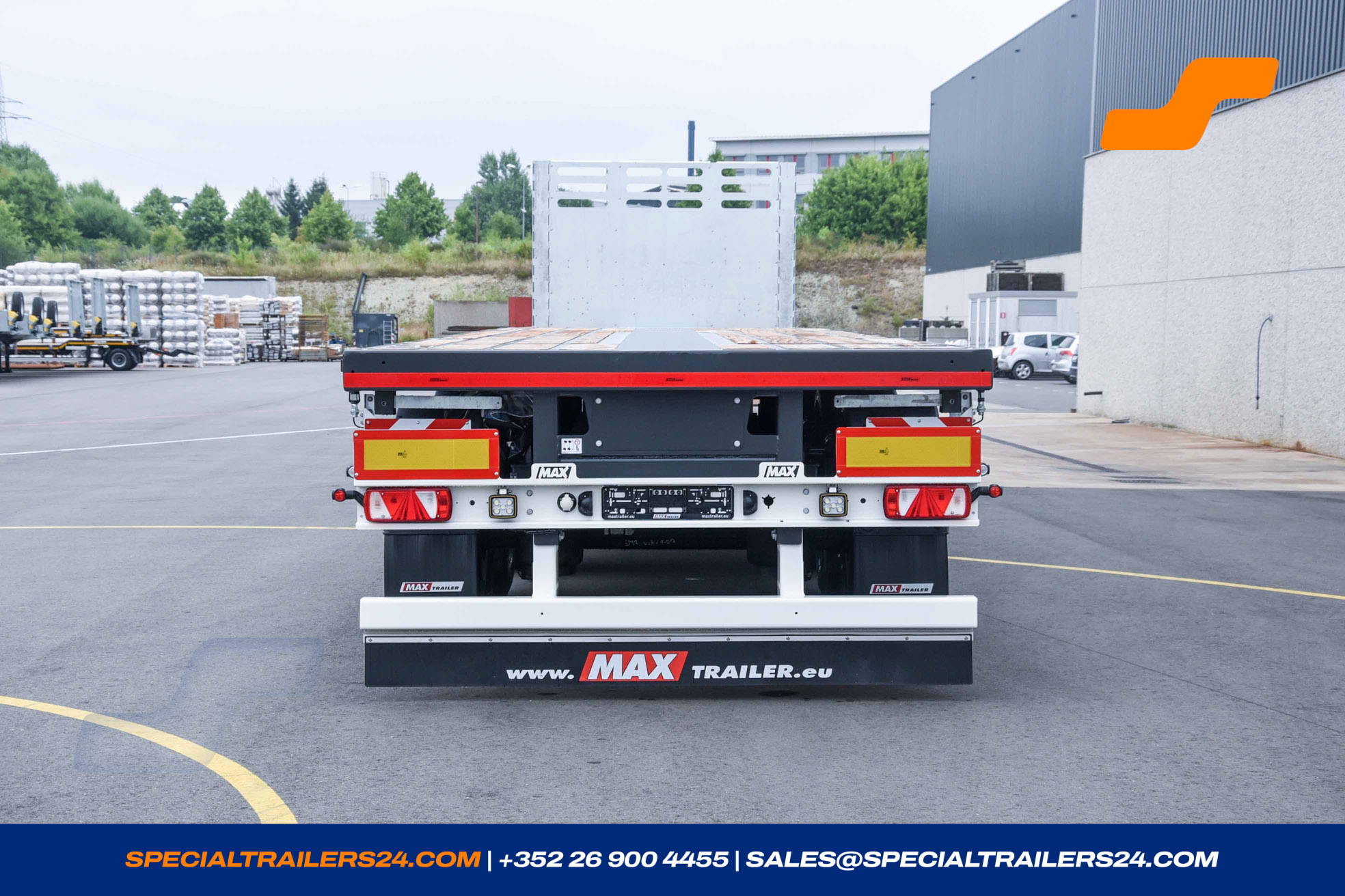 Flatbed trailer MAX Trailer MAX210 Vehicle for sale