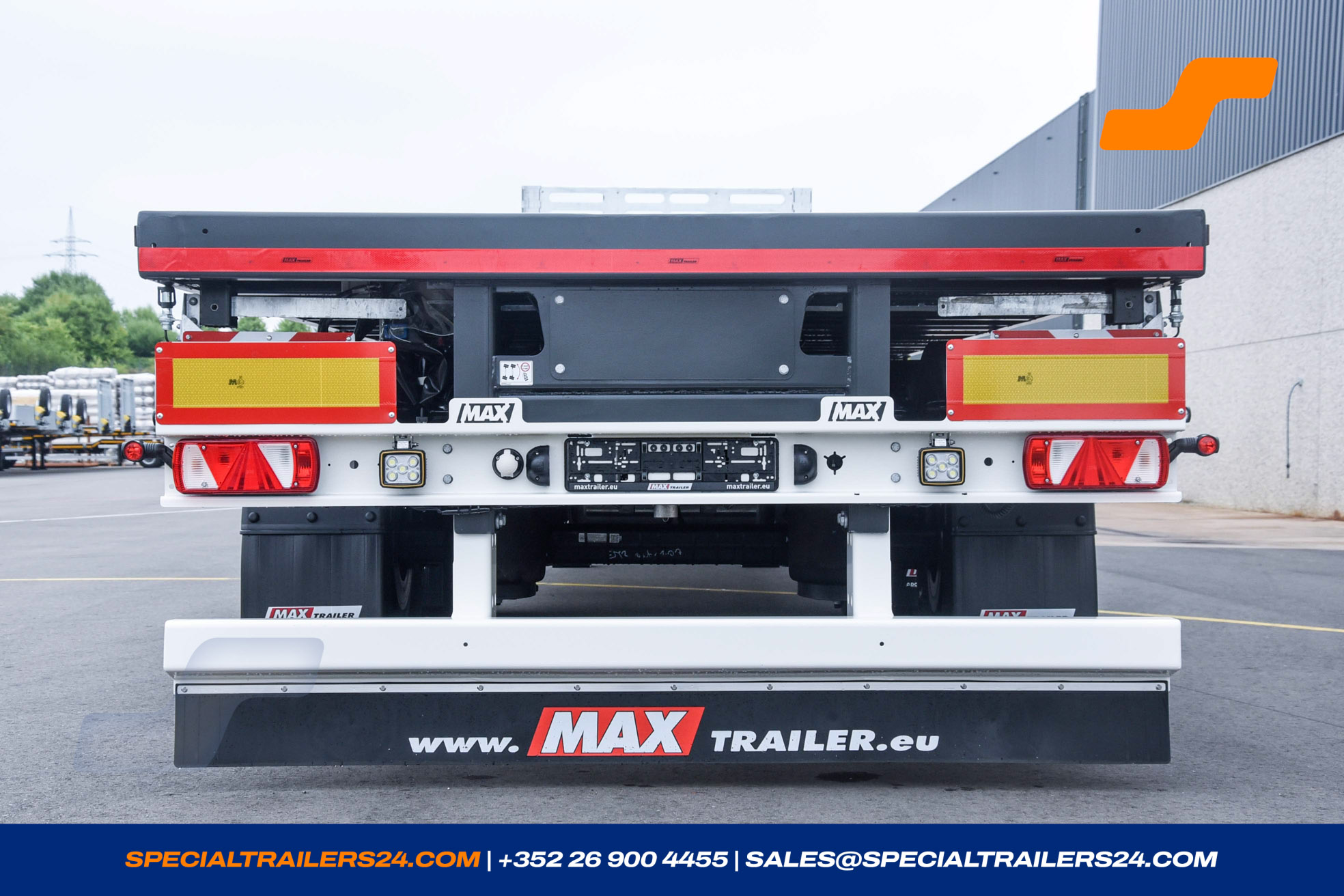 Flatbed trailer MAX Trailer MAX210 Vehicle for sale