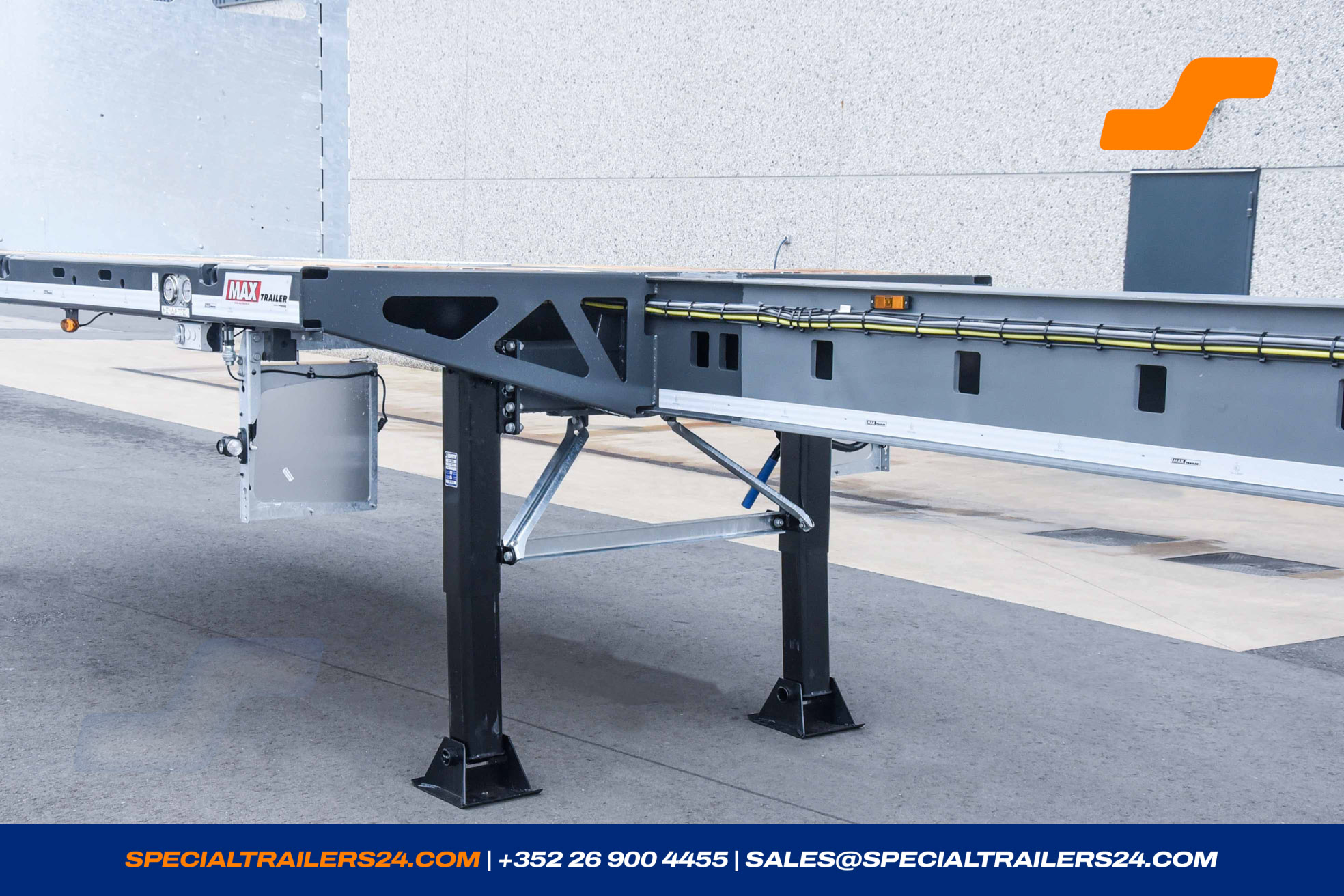 Flatbed trailer MAX Trailer MAX210 Vehicle for sale