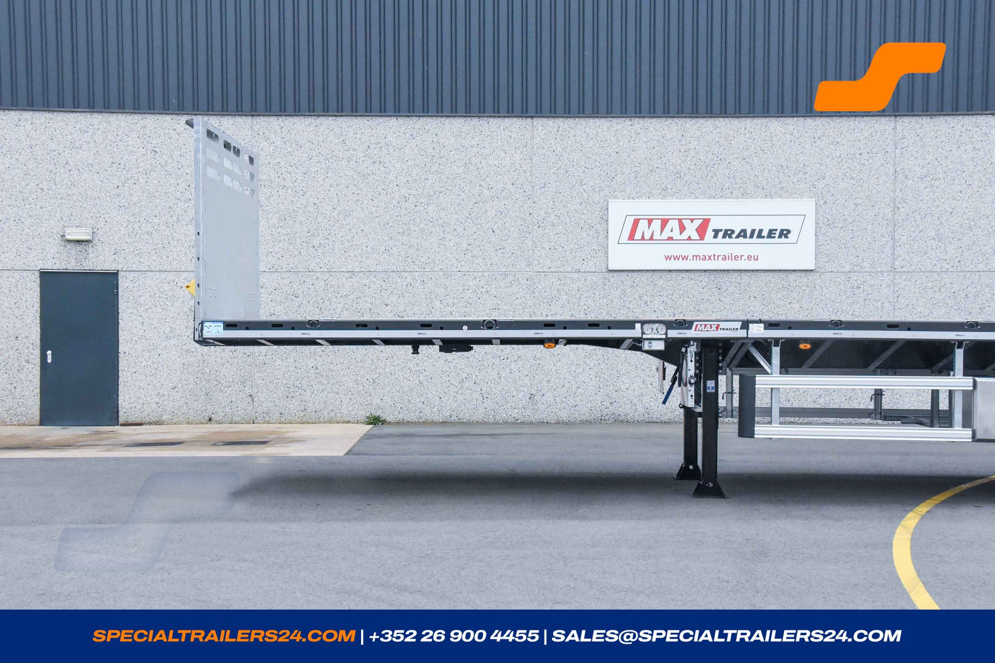 Flatbed trailer MAX Trailer MAX210 Vehicle for sale