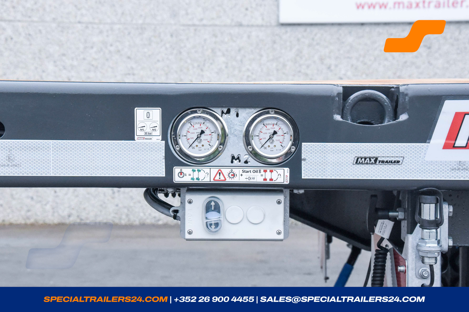 Flatbed trailer MAX Trailer MAX210 Vehicle for sale