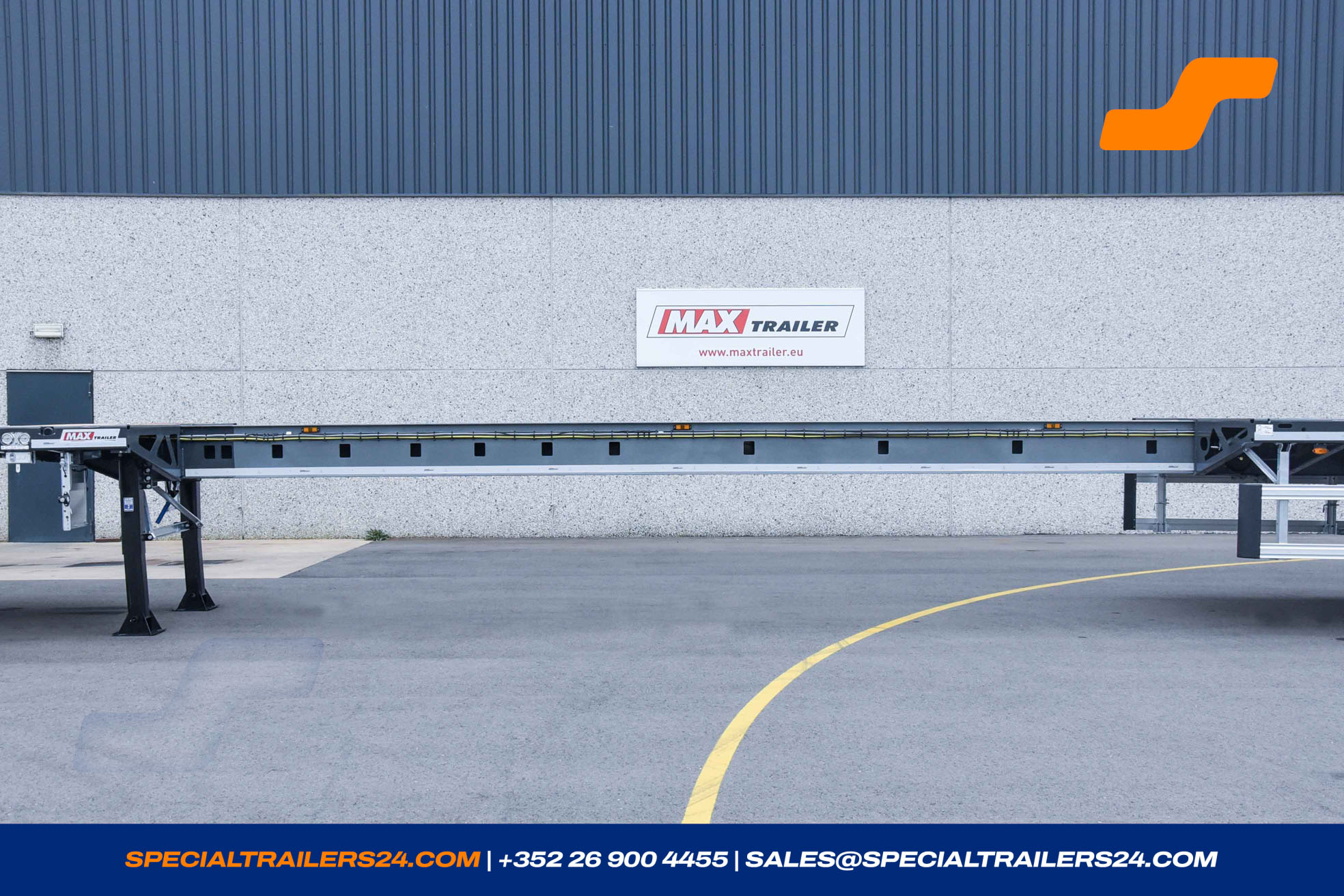 Flatbed trailer MAX Trailer MAX210 Vehicle for sale