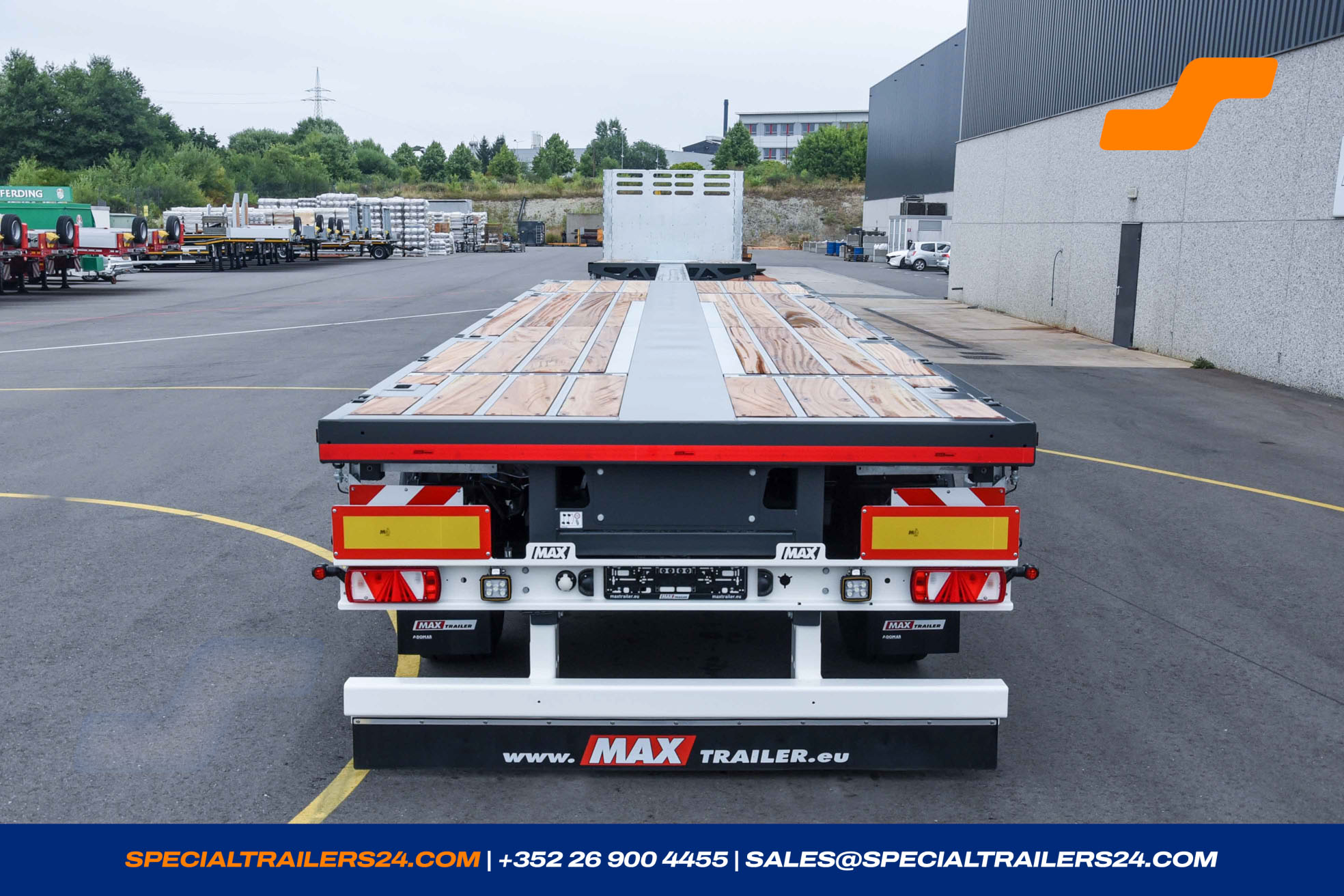 Flatbed trailer MAX Trailer MAX210 Vehicle for sale