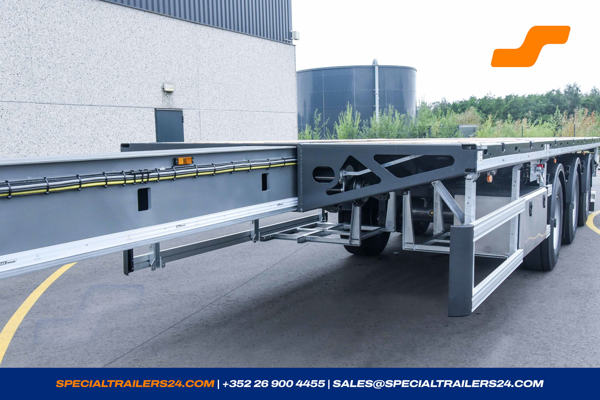 Flatbed trailer MAX Trailer MAX210 Vehicle for sale