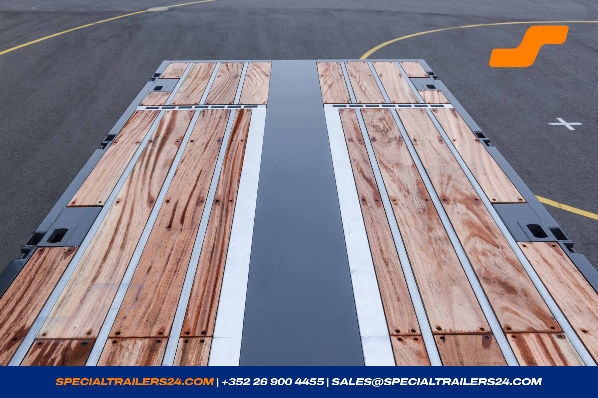 Flatbed trailer MAX Trailer MAX210 Vehicle for sale