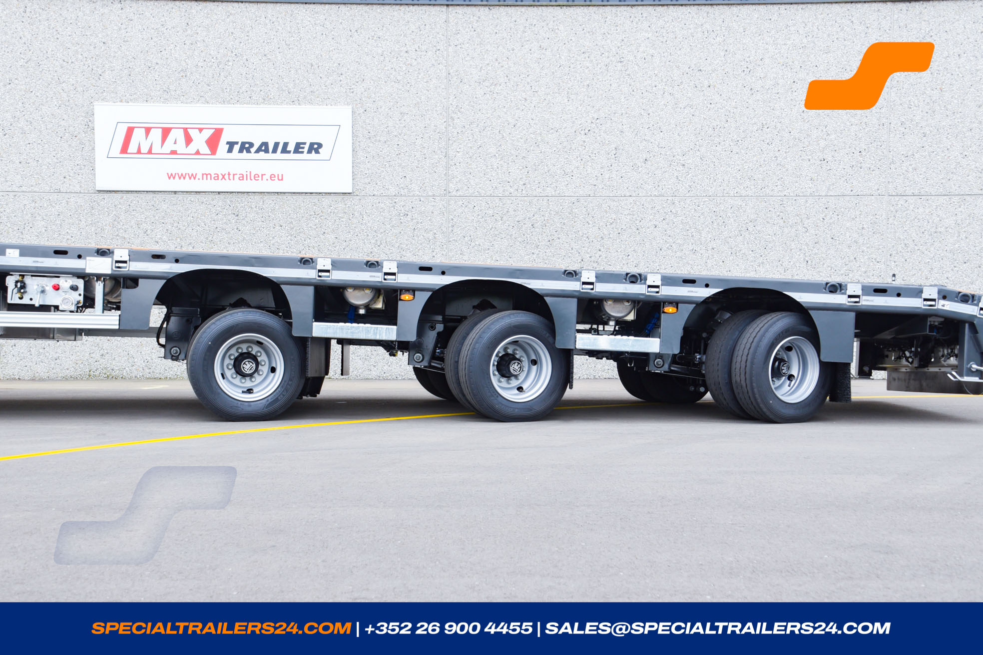 Flatbed trailer MAX Trailer MAX210 Vehicle for sale (image count prefix 24/31)