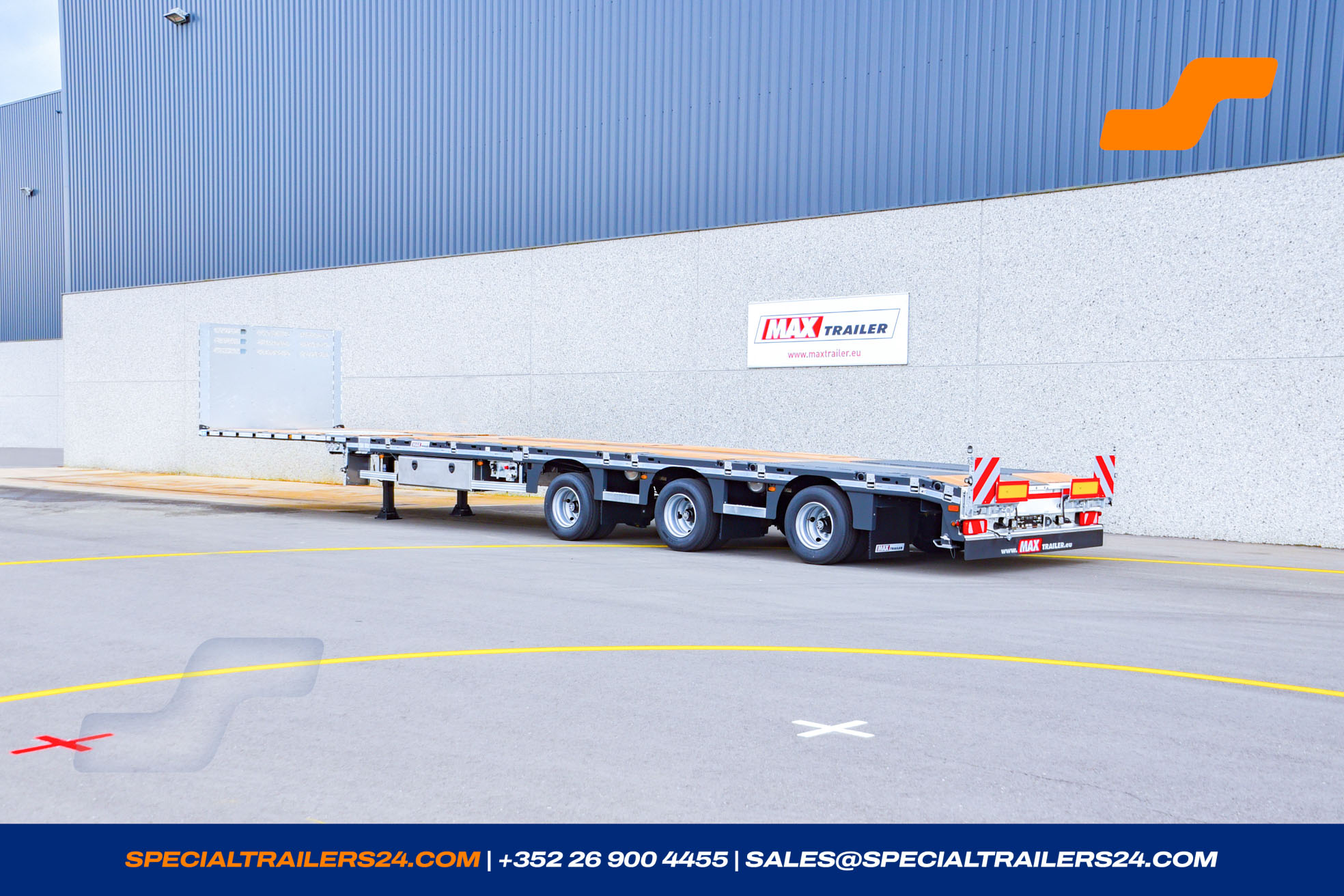 Flatbed trailer MAX Trailer MAX210 Vehicle for sale (image count prefix 7/31)