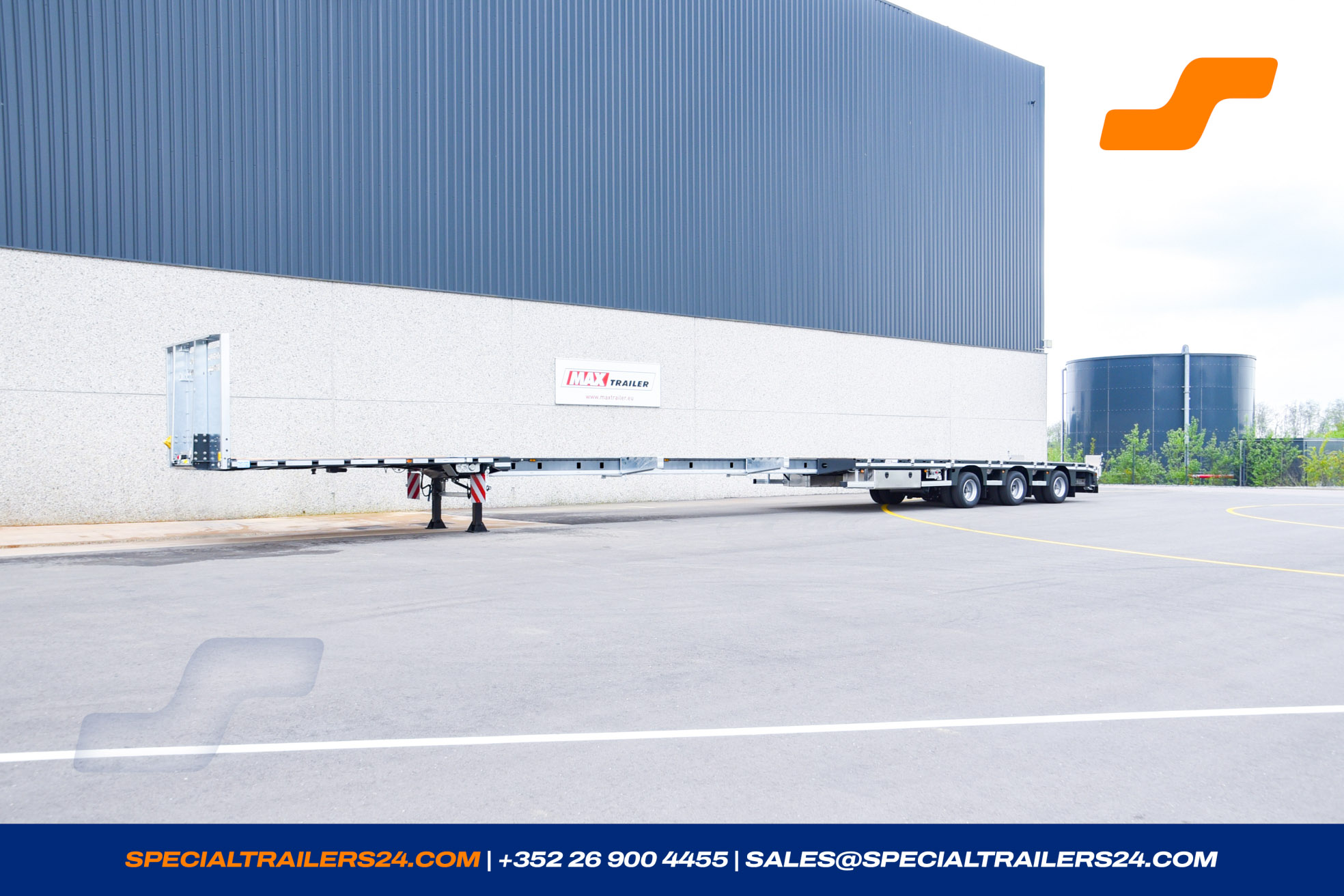 Flatbed trailer MAX Trailer MAX210 Vehicle for sale (image count prefix 6/31)