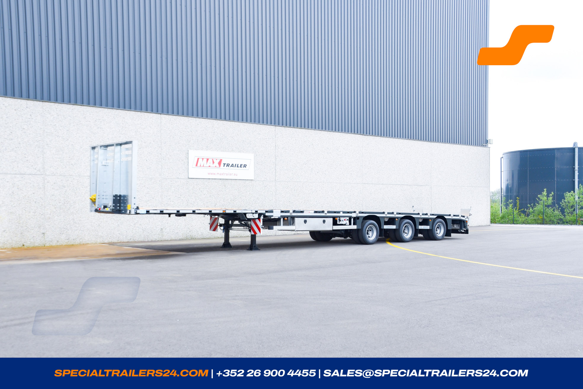 Flatbed trailer MAX Trailer MAX210 Vehicle for sale (image count prefix 4/31)