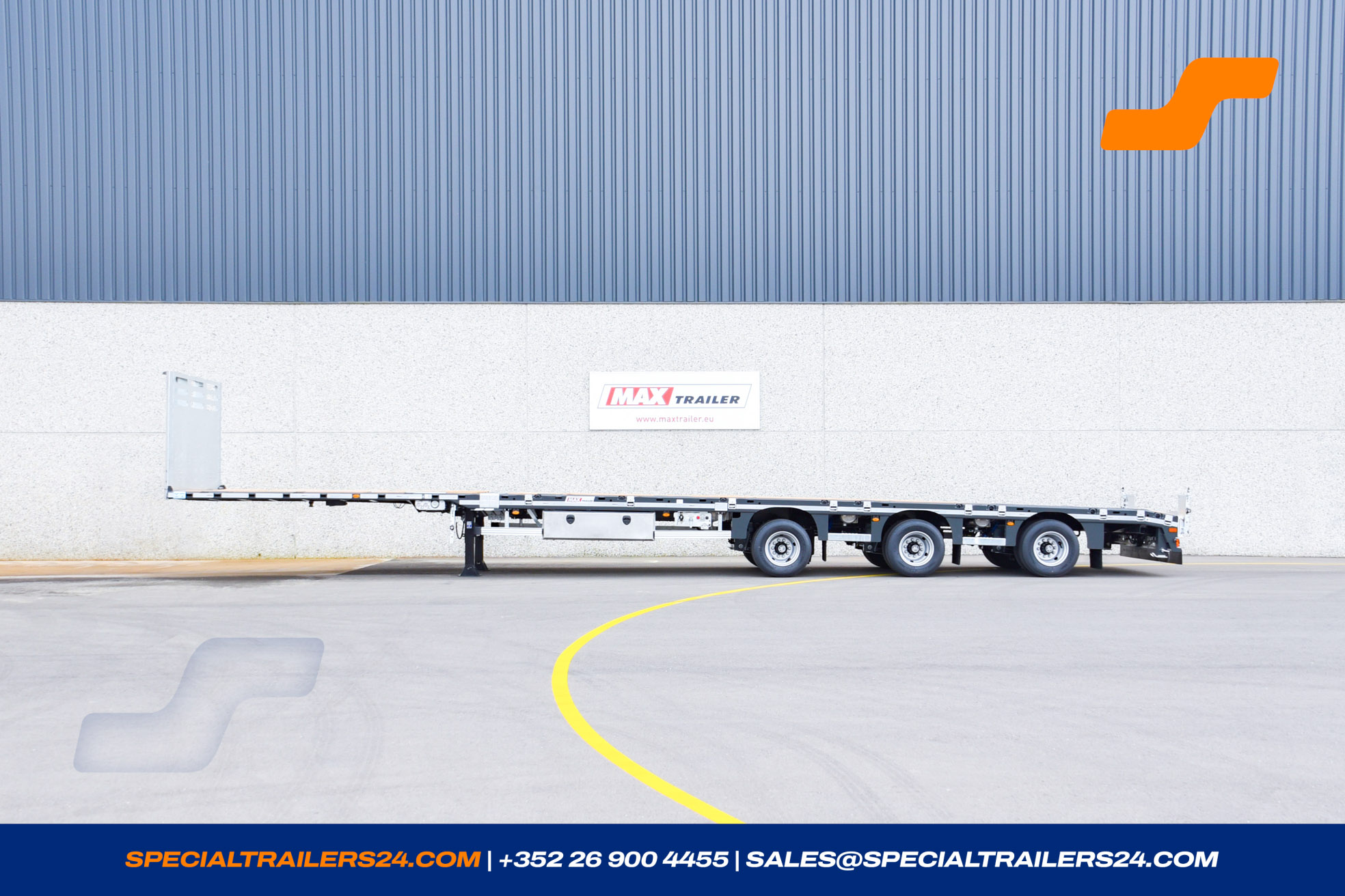 Flatbed trailer MAX Trailer MAX210 Vehicle for sale (image count prefix 2/31)