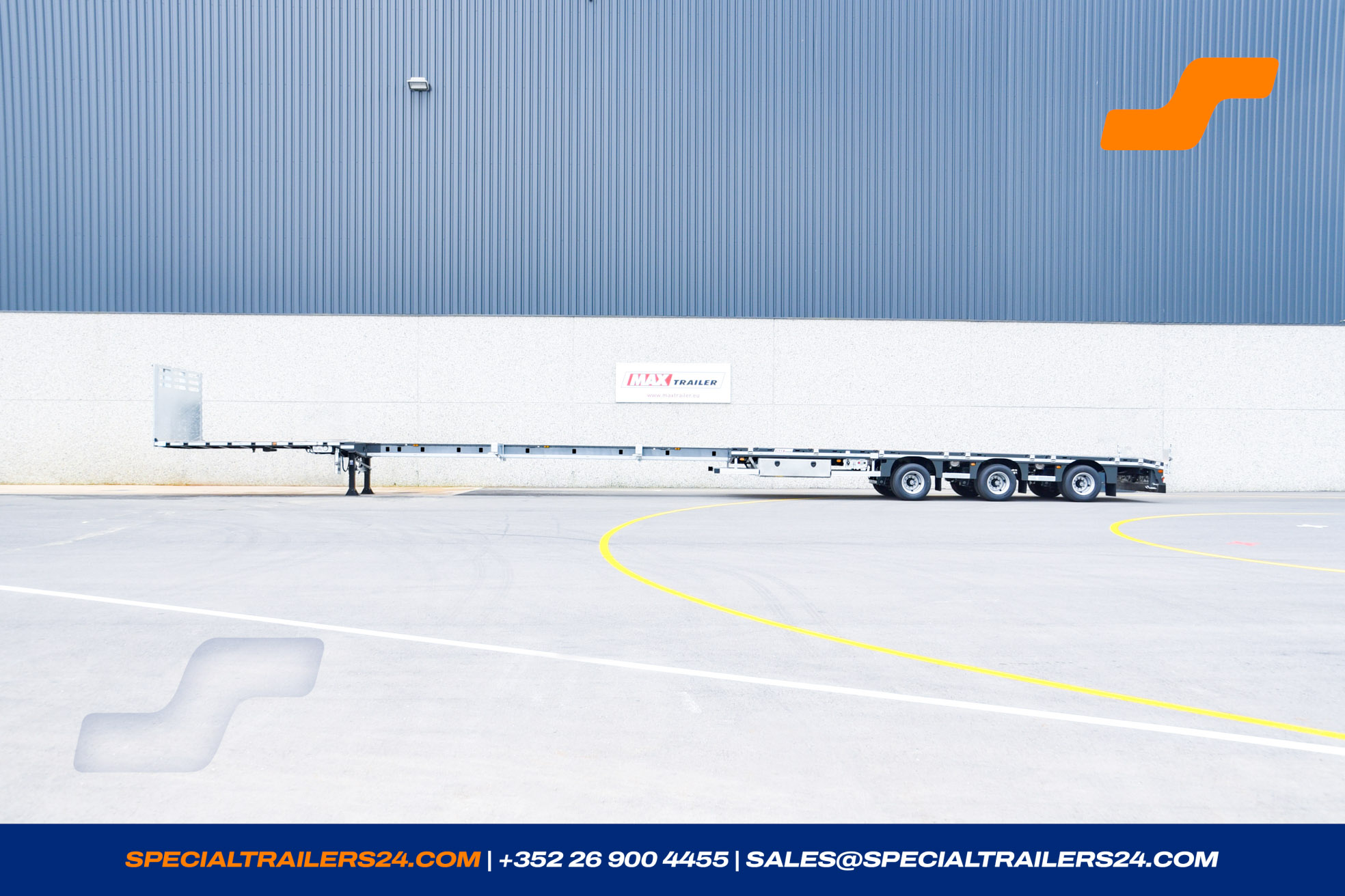 Flatbed trailer MAX Trailer MAX210 Vehicle for sale (image count prefix 3/31)