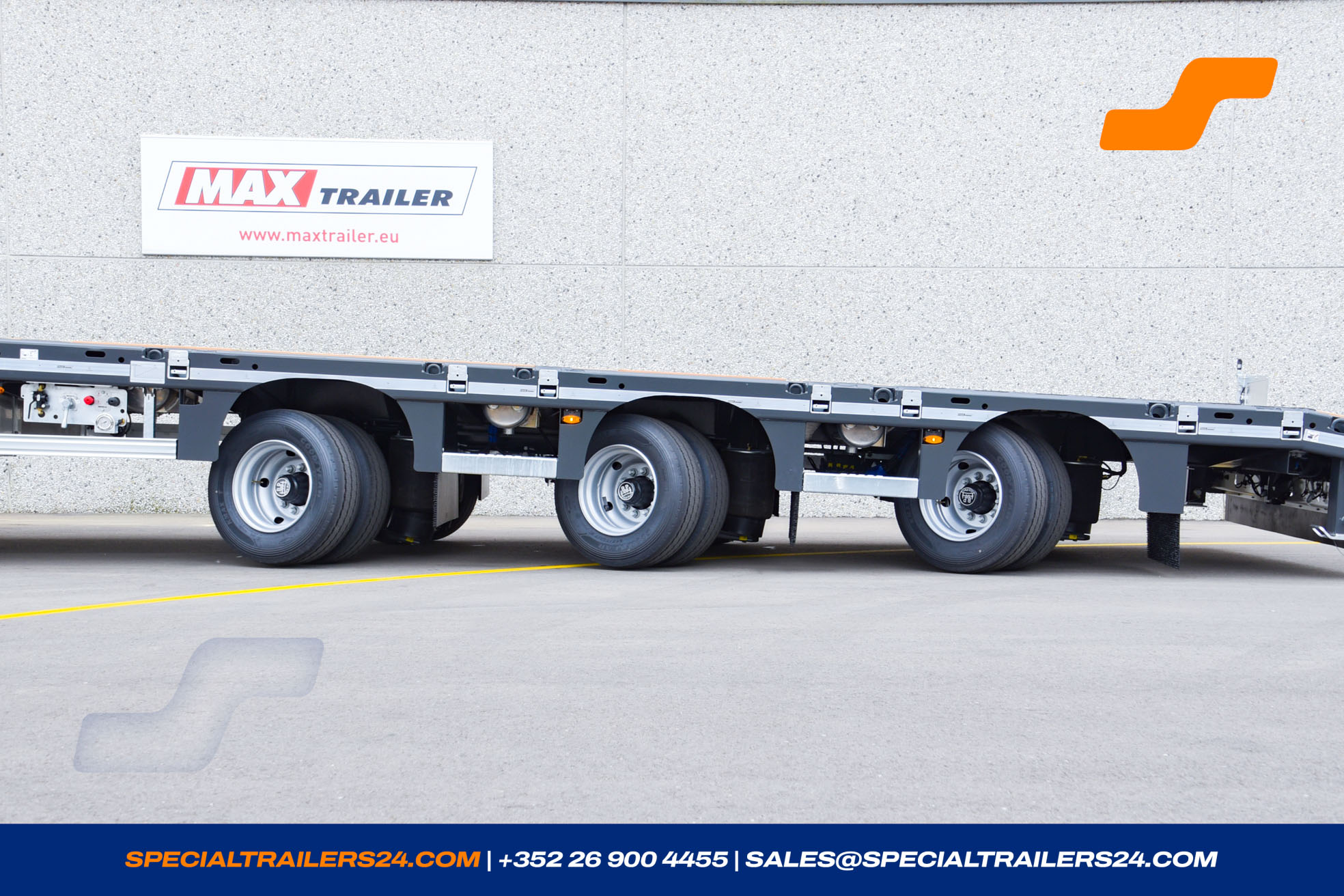 Flatbed trailer MAX Trailer MAX210 Vehicle for sale (image count prefix 23/31)