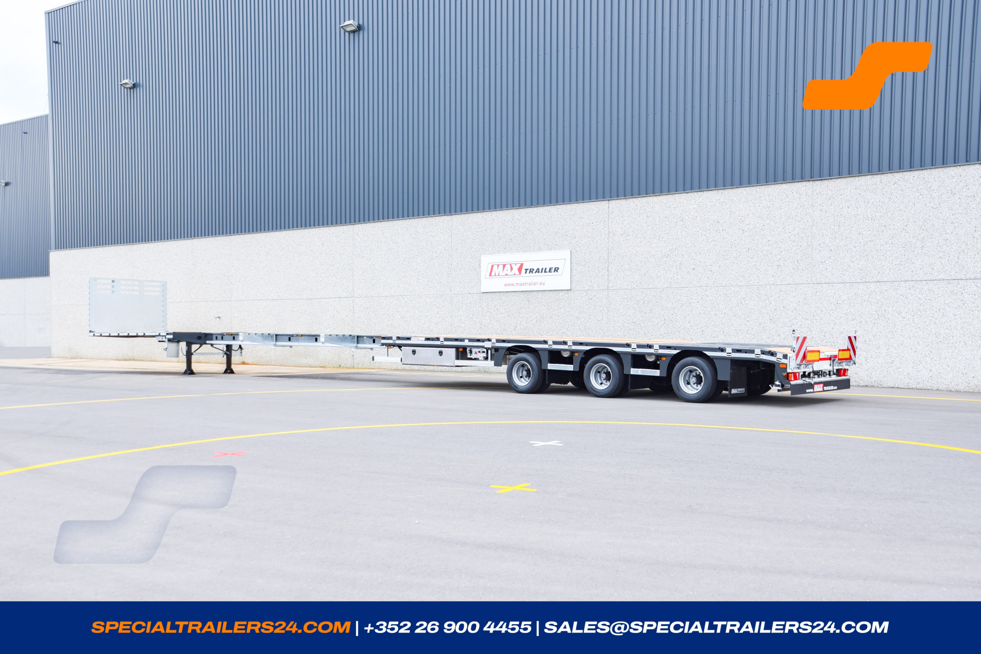 Flatbed trailer MAX Trailer MAX210 Vehicle for sale (image count prefix 8/31)