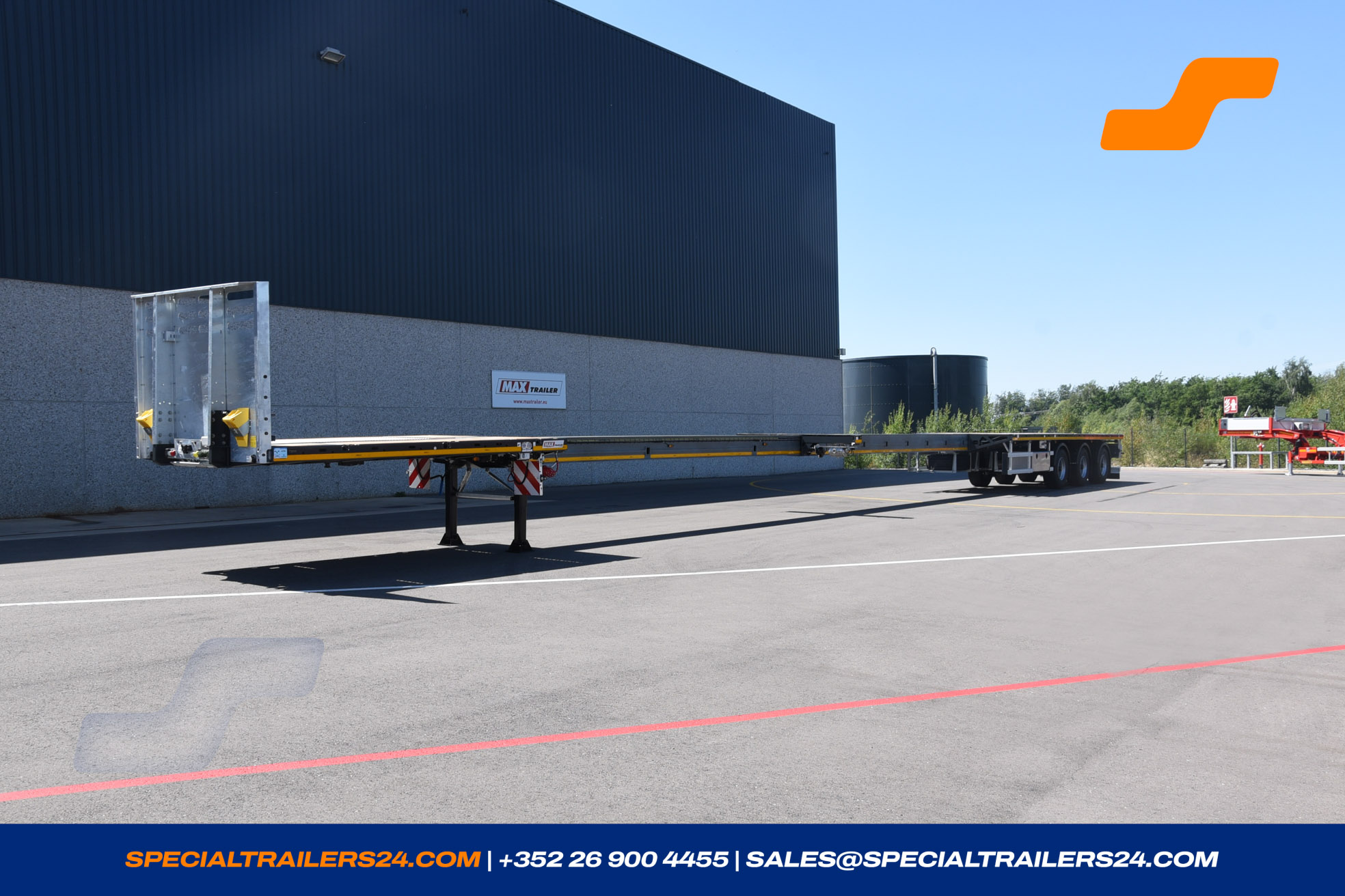 Flatbed trailer MAX Trailer MAX210 Vehicle for sale (image count prefix 6/30)
