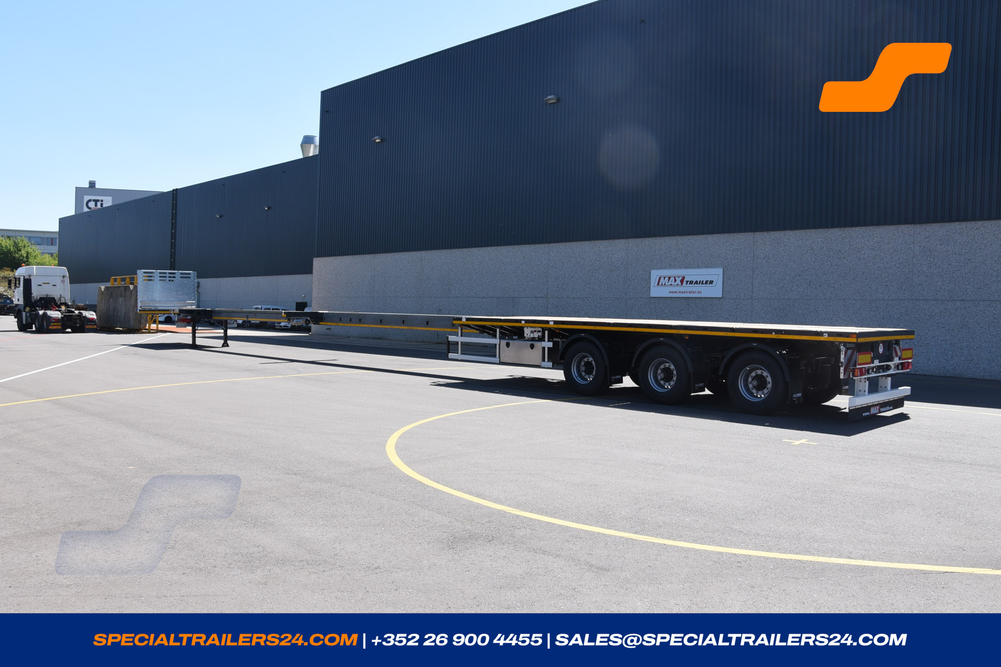 Flatbed trailer MAX Trailer MAX210 Vehicle for sale (image count prefix 7/30)