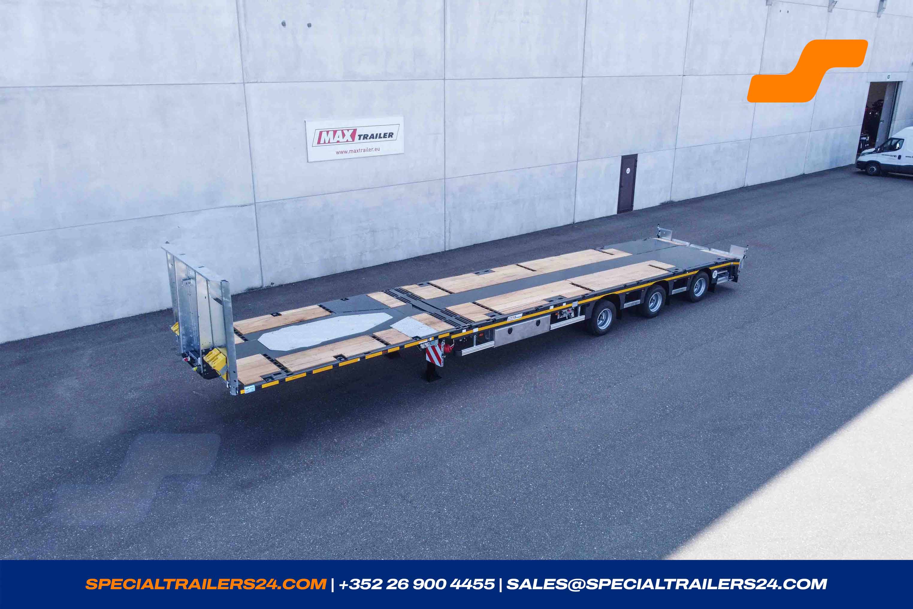 Flatbed trailer MAX Trailer MAX210 Vehicle for sale (image count prefix 4/34)