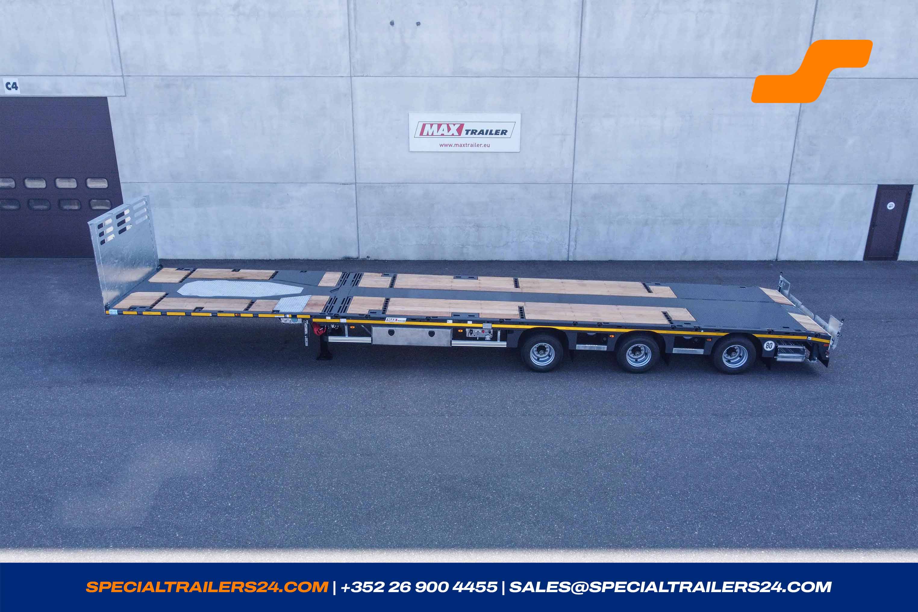 Flatbed trailer MAX Trailer MAX210 Vehicle for sale (image count prefix 3/34)