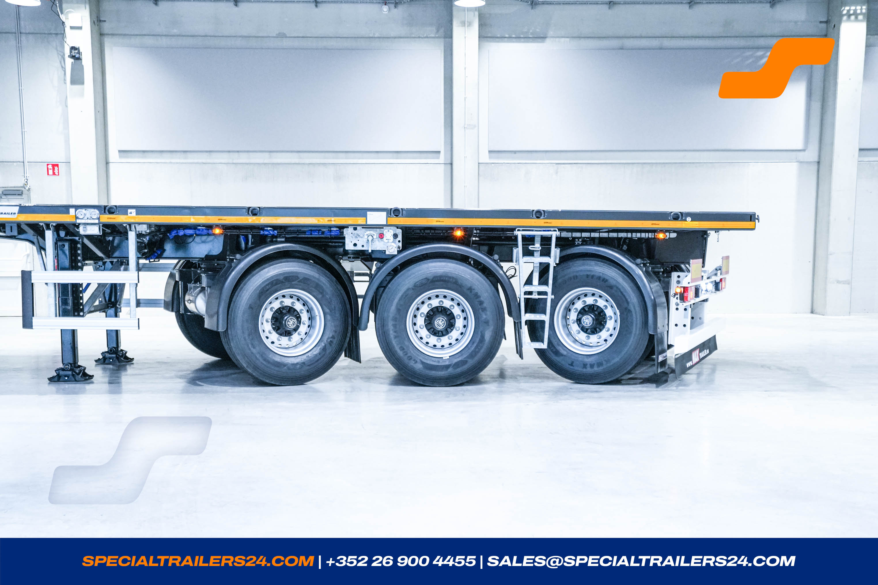 Flatbed trailer MAX Trailer MAX410 Vehicle for sale