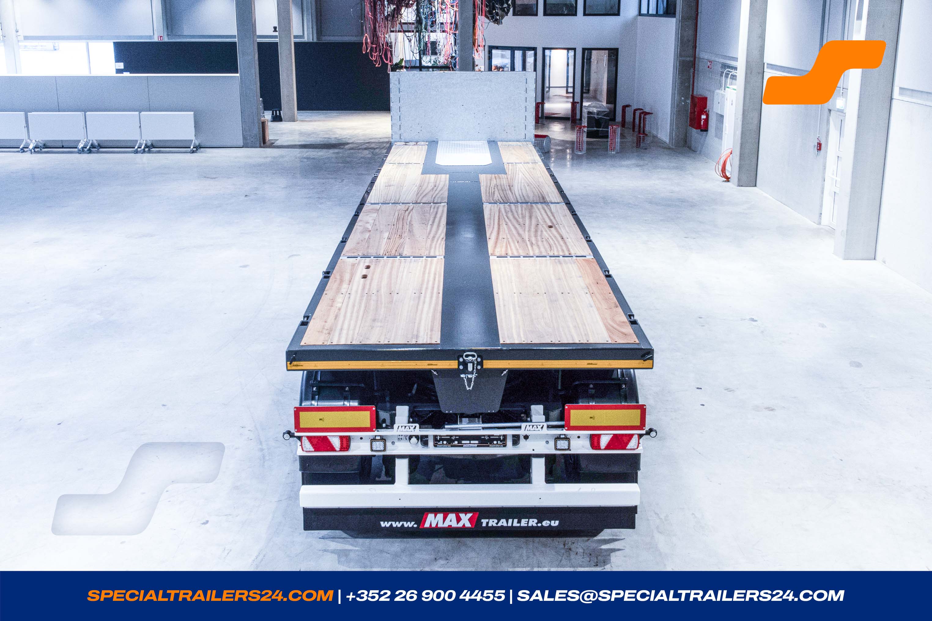 Flatbed trailer MAX Trailer MAX410 Vehicle for sale