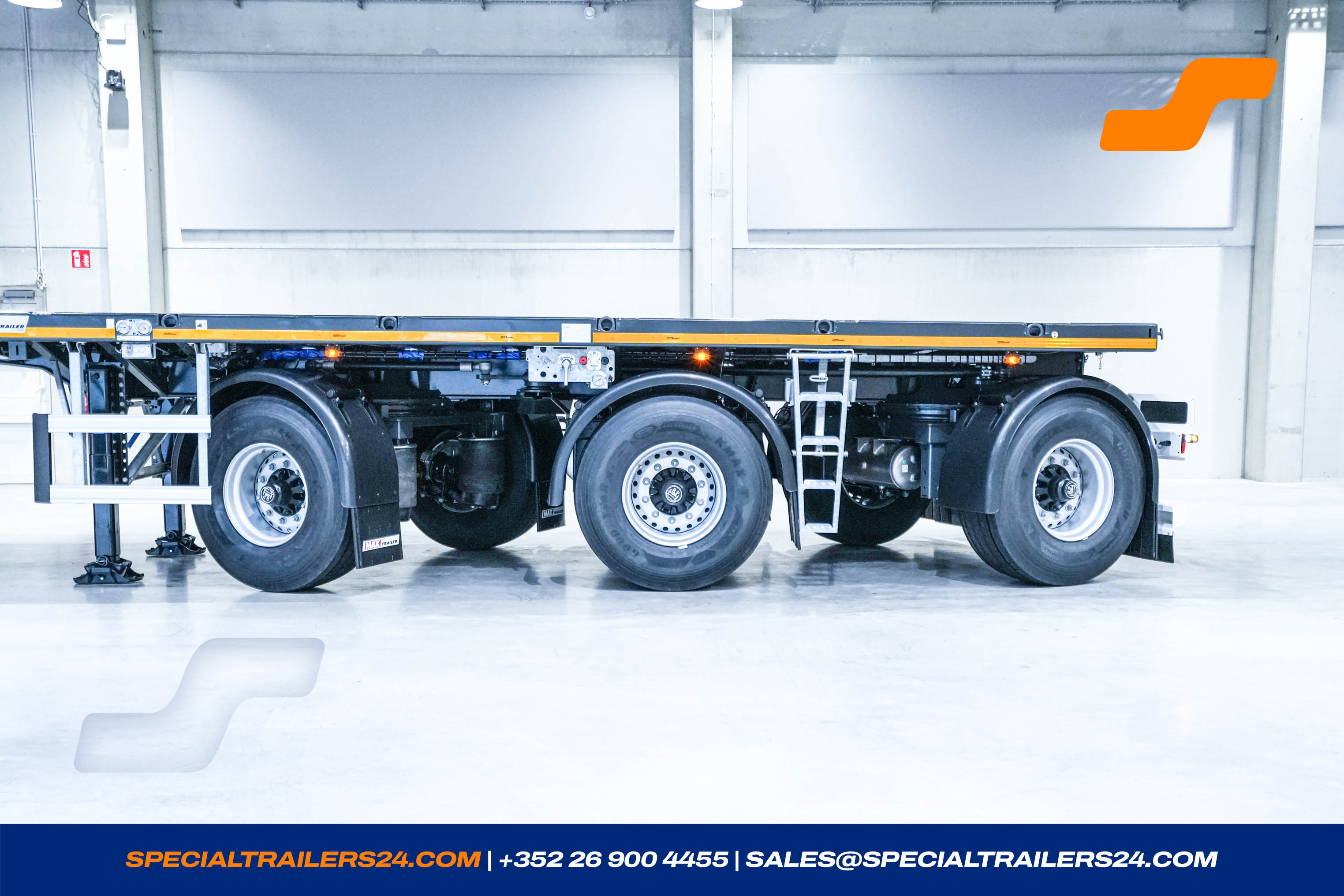 Flatbed trailer MAX Trailer MAX410 Vehicle for sale