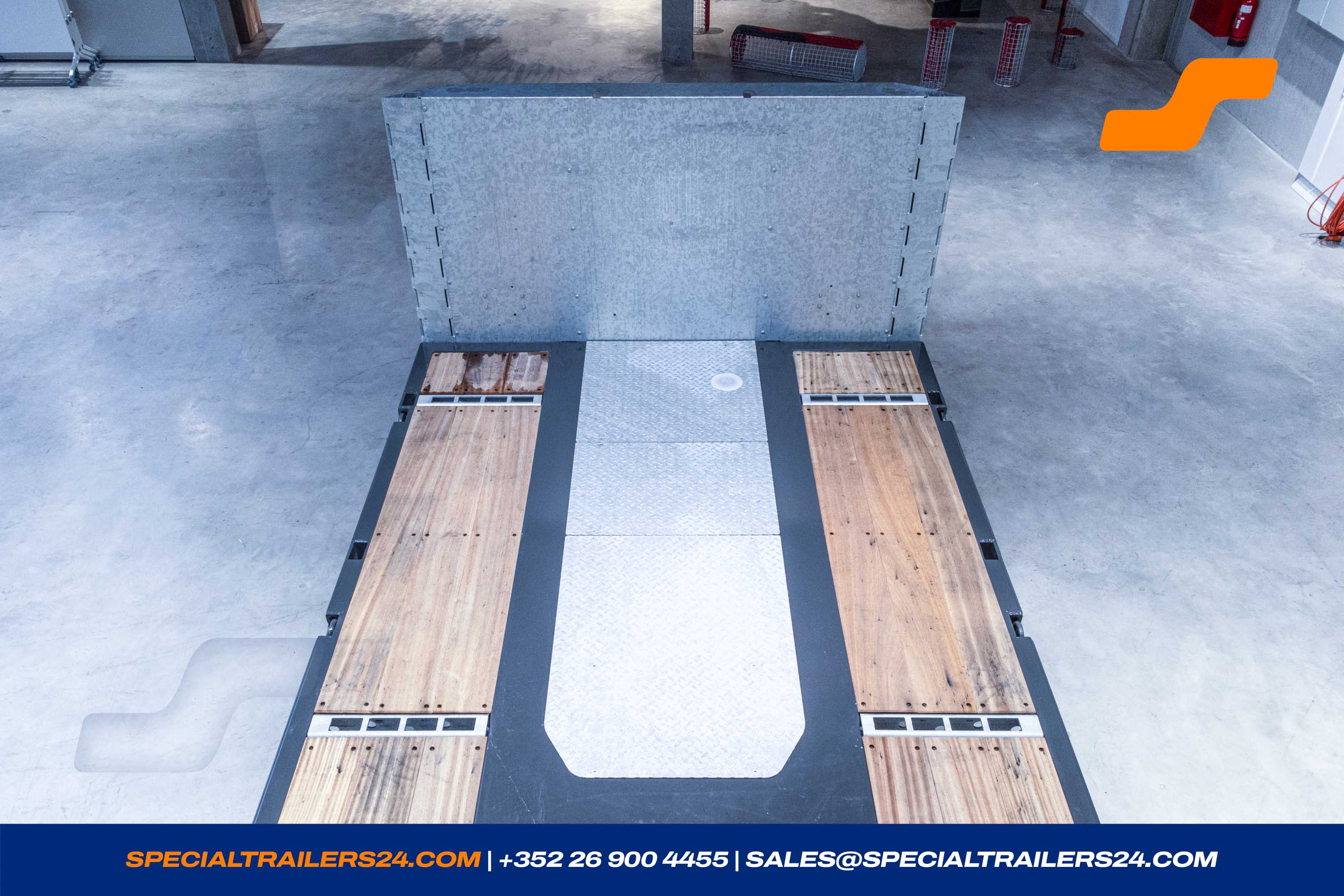 Flatbed trailer MAX Trailer MAX410 Vehicle for sale