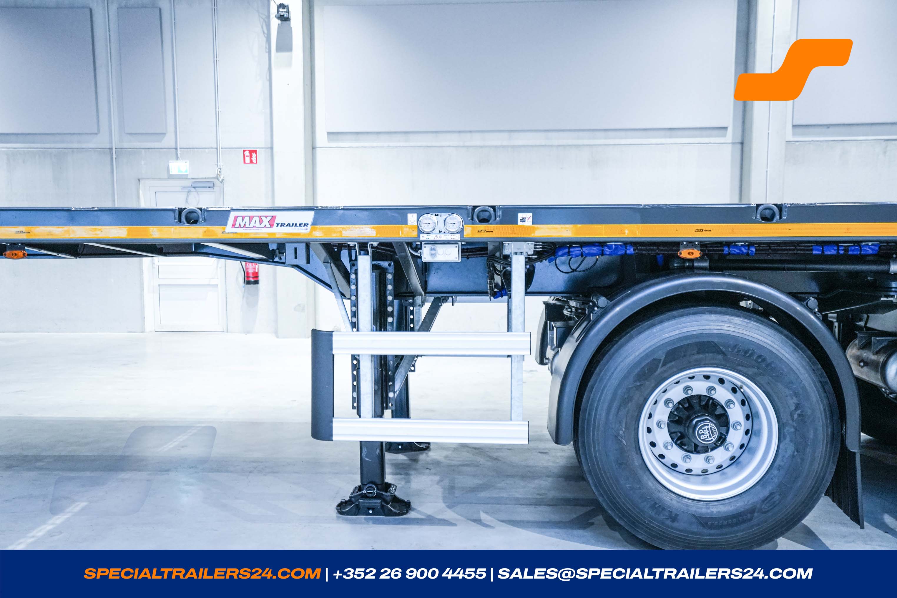 Flatbed trailer MAX Trailer MAX410 Vehicle for sale