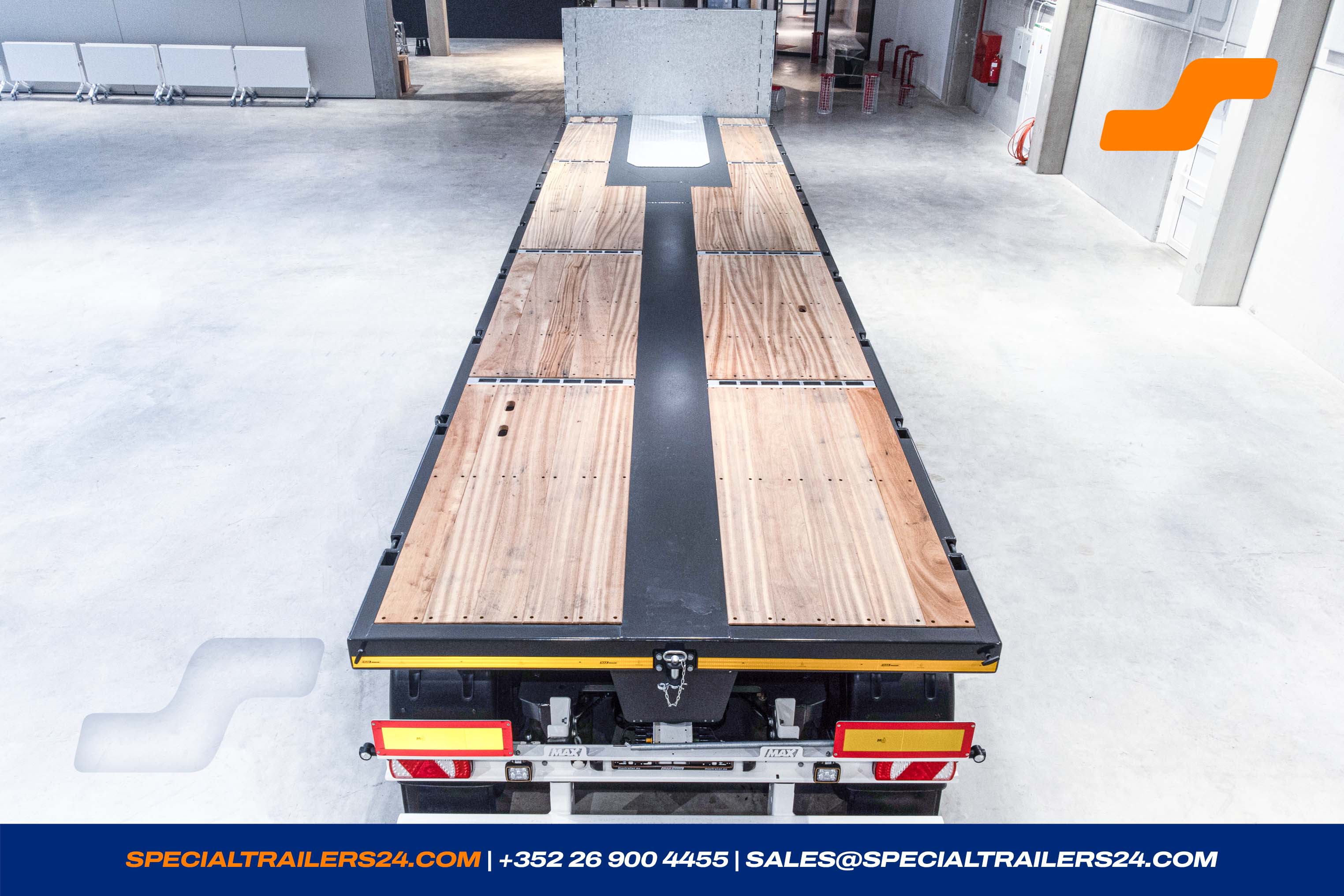 Flatbed trailer MAX Trailer MAX410 Vehicle for sale