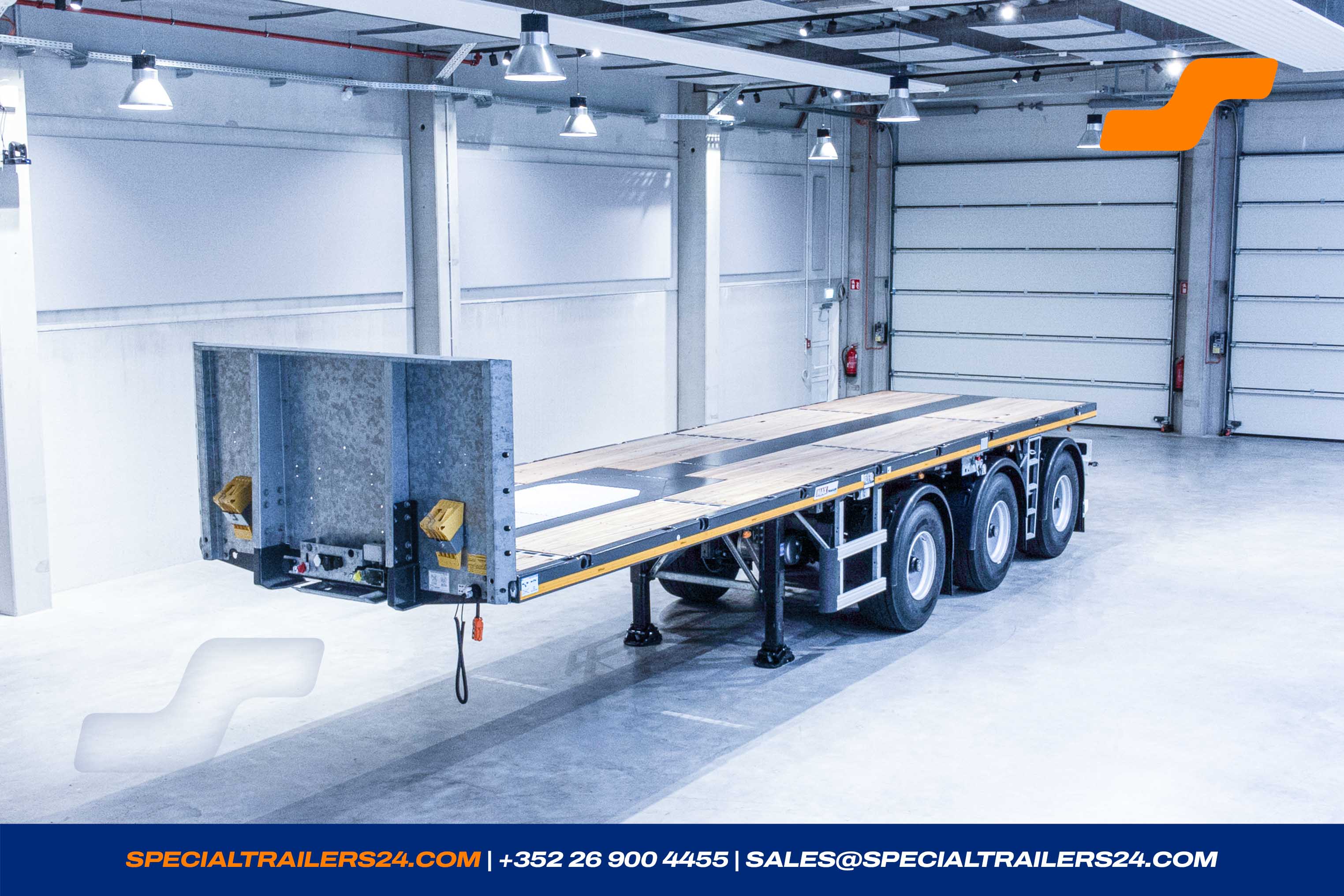 Flatbed trailer MAX Trailer MAX410 Vehicle for sale