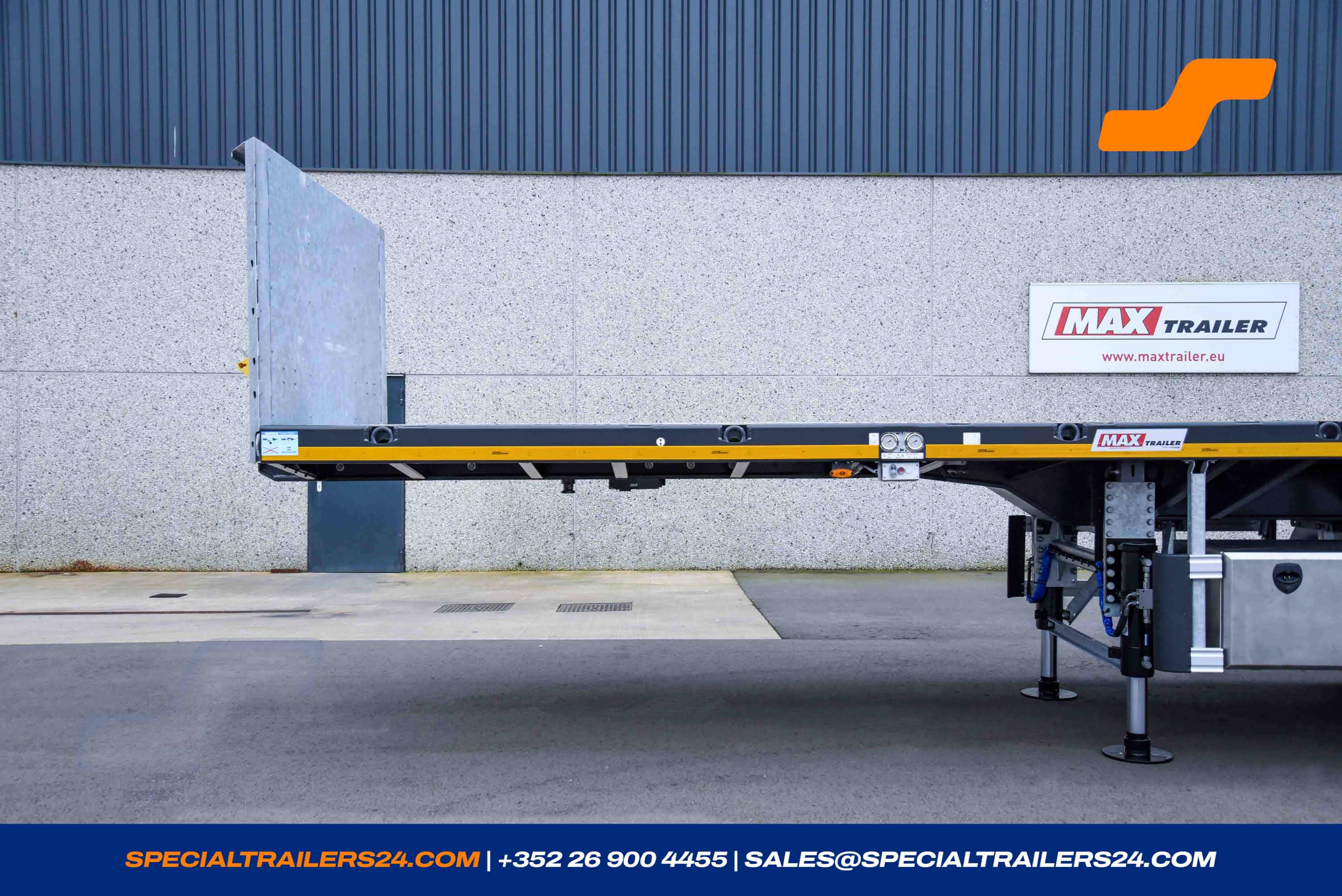 Flatbed trailer MAX Trailer MAX410 Vehicle for sale