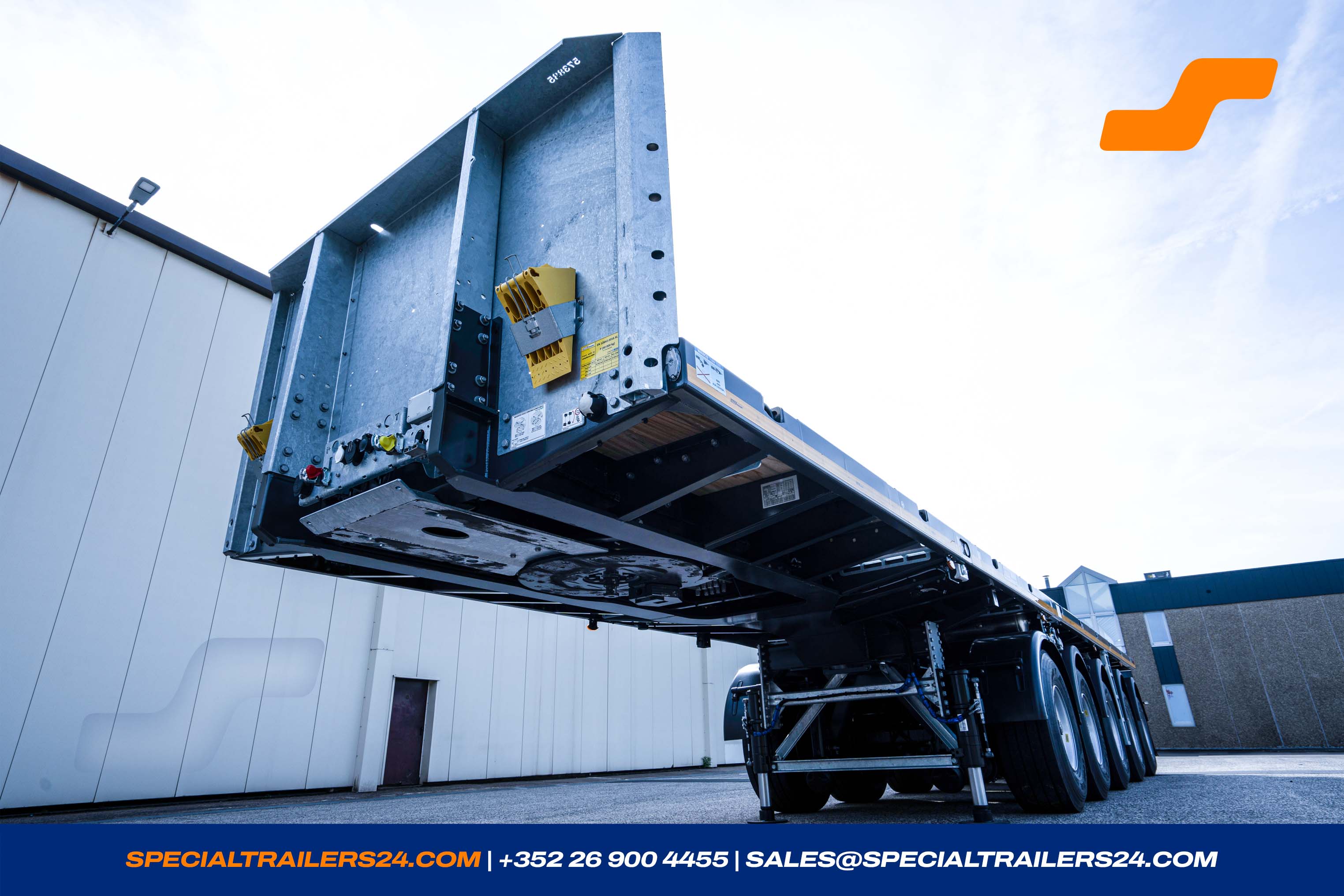 Flatbed trailer MAX Trailer MAX410 Vehicle for sale