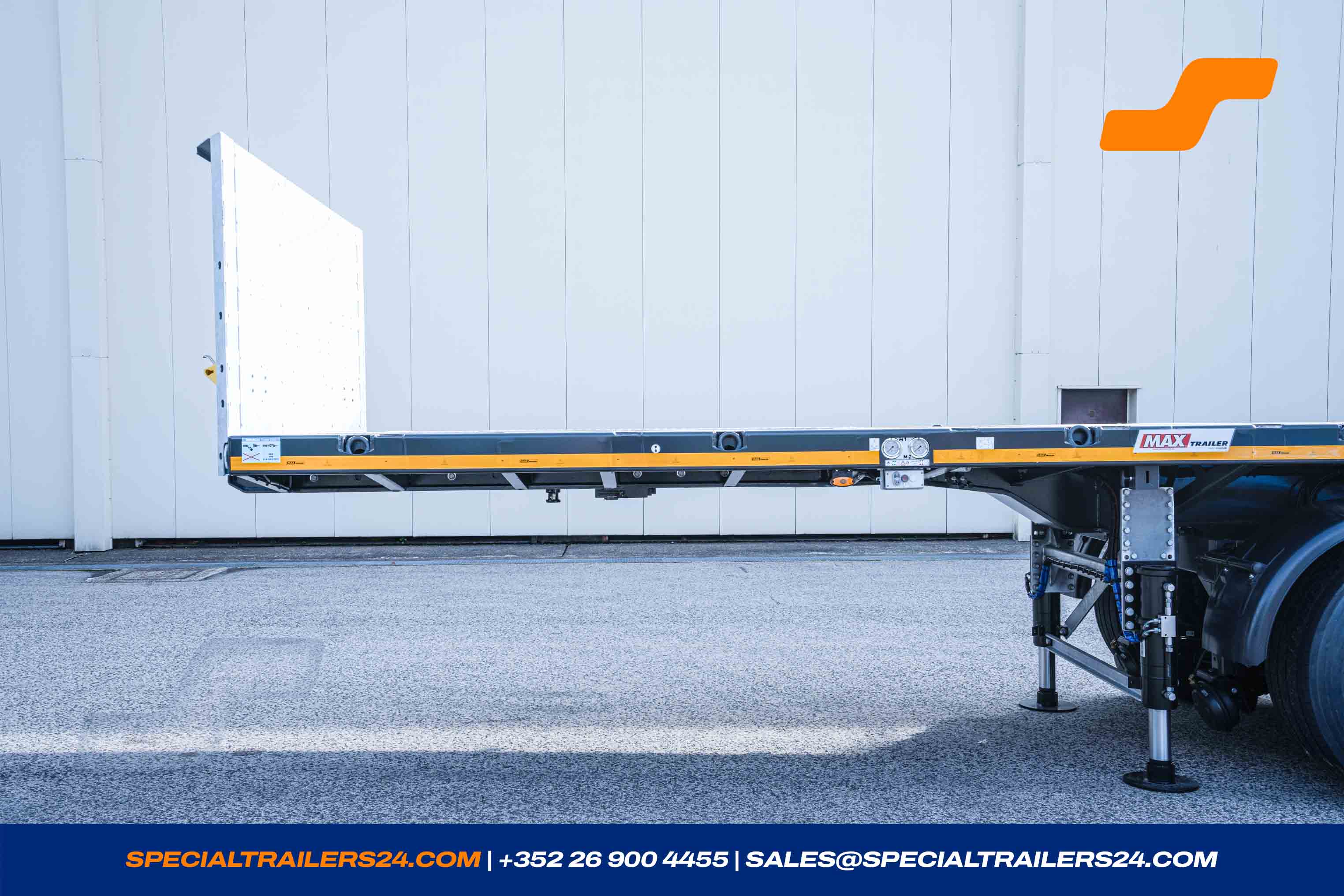 Flatbed trailer MAX Trailer MAX410 Vehicle for sale