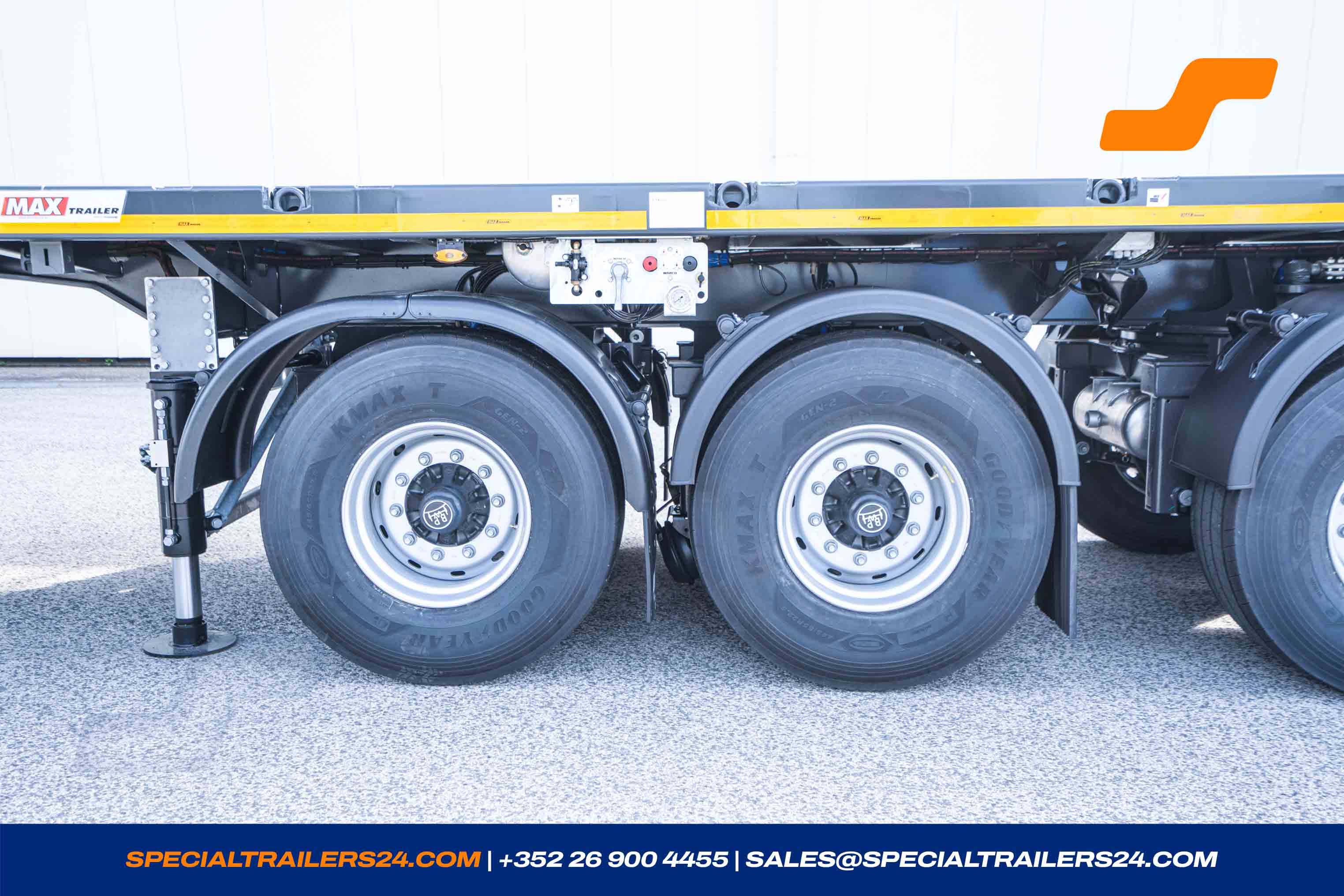 Flatbed trailer MAX Trailer MAX410 Vehicle for sale