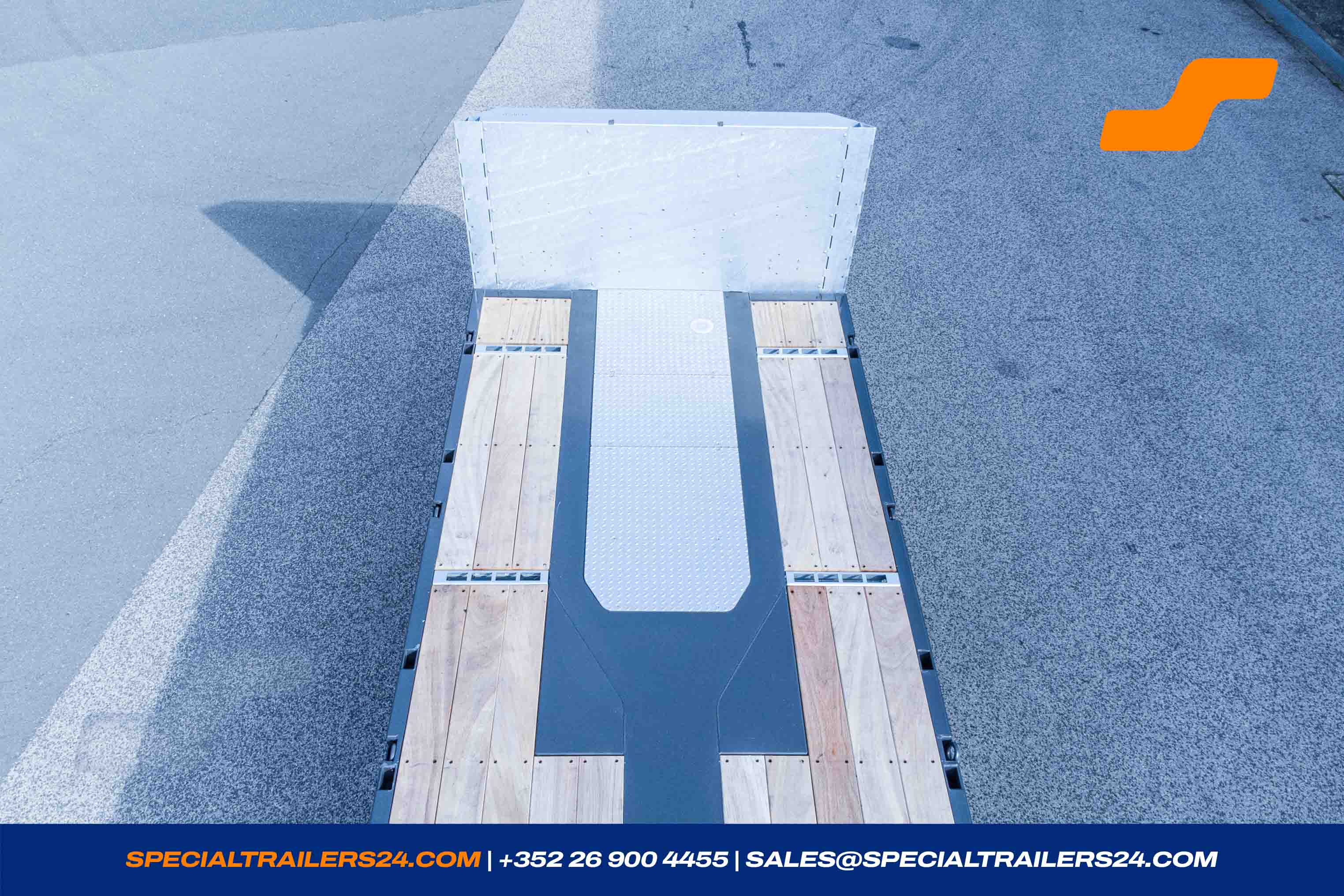 Flatbed trailer MAX Trailer MAX410 Vehicle for sale