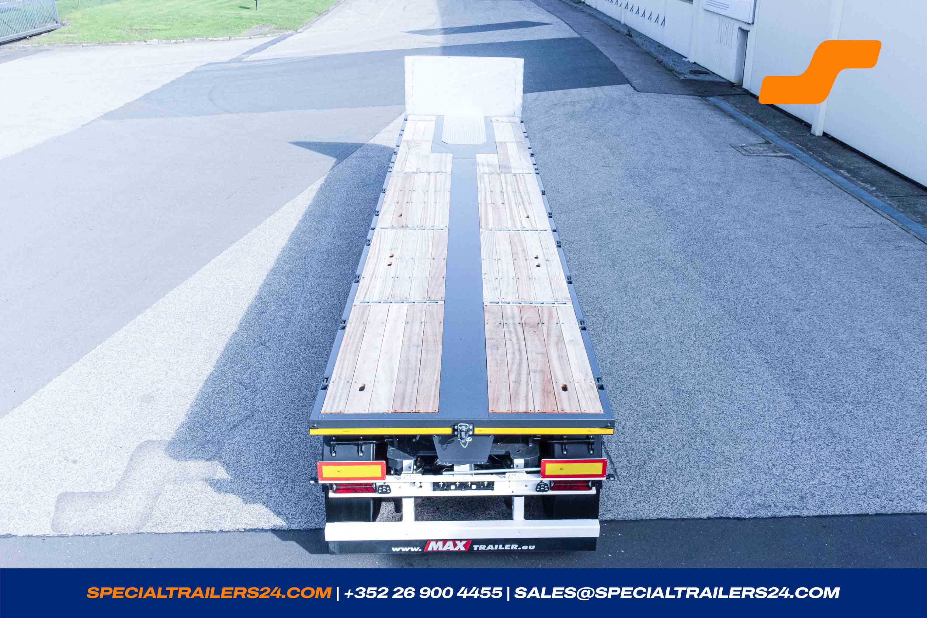 Flatbed trailer MAX Trailer MAX410 Vehicle for sale