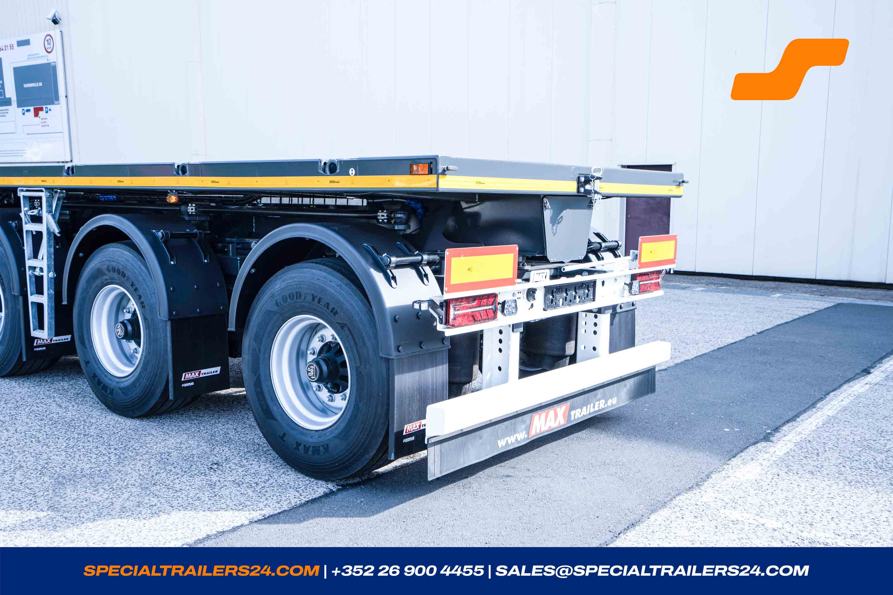 Flatbed trailer MAX Trailer MAX410 Vehicle for sale