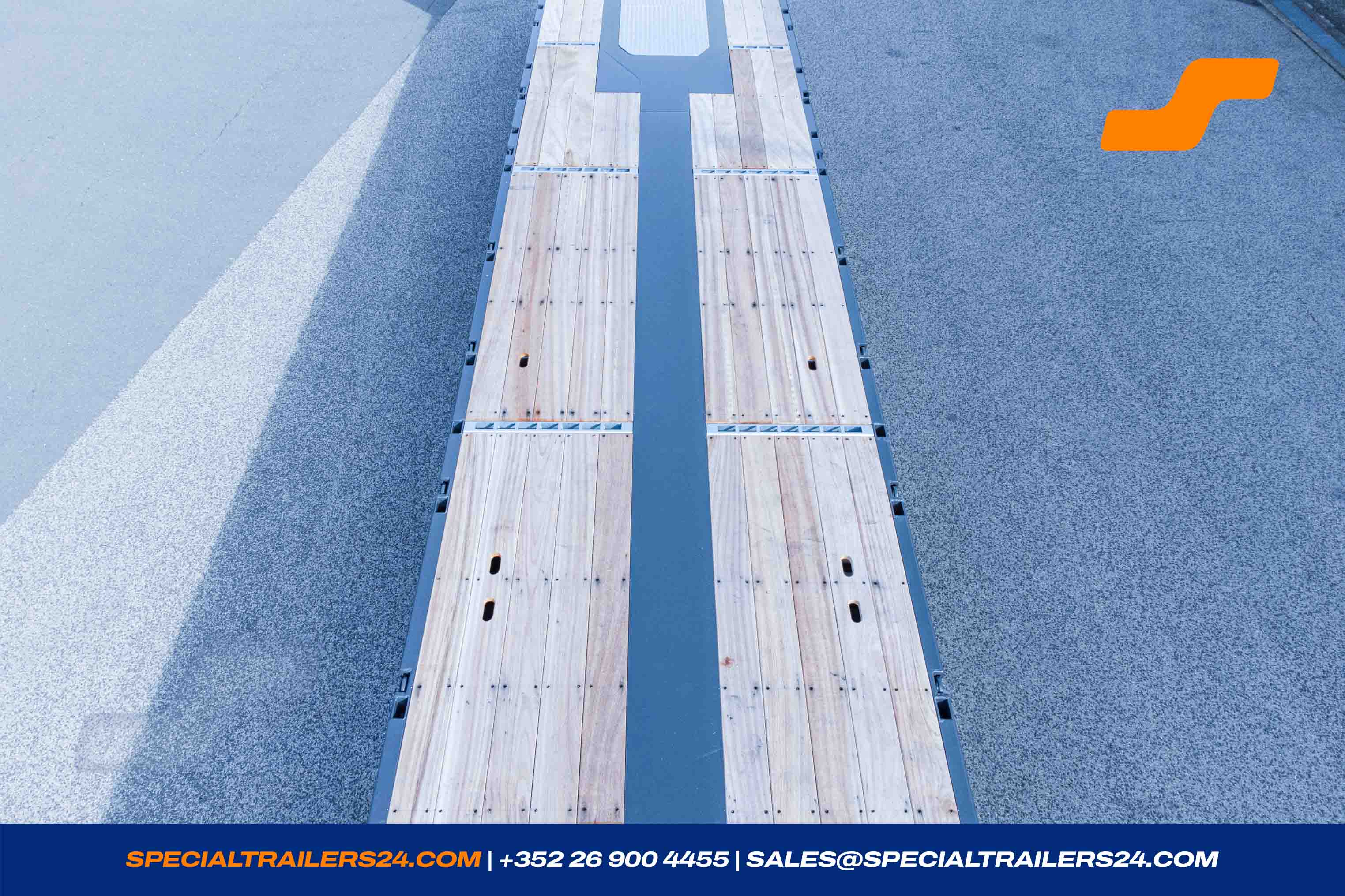 Flatbed trailer MAX Trailer MAX410 Vehicle for sale