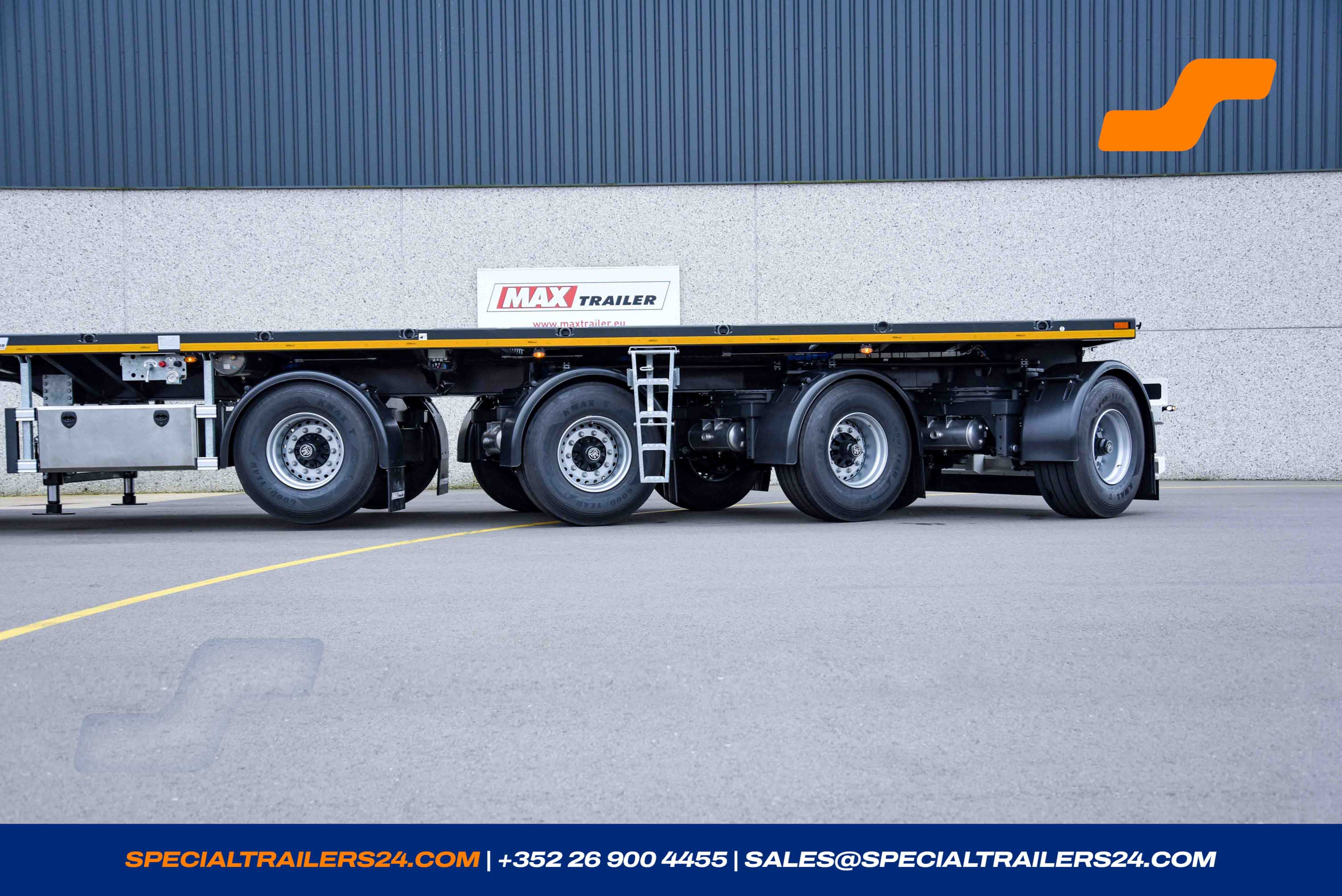Flatbed trailer MAX Trailer MAX410 Vehicle for sale (image count prefix 18/29)